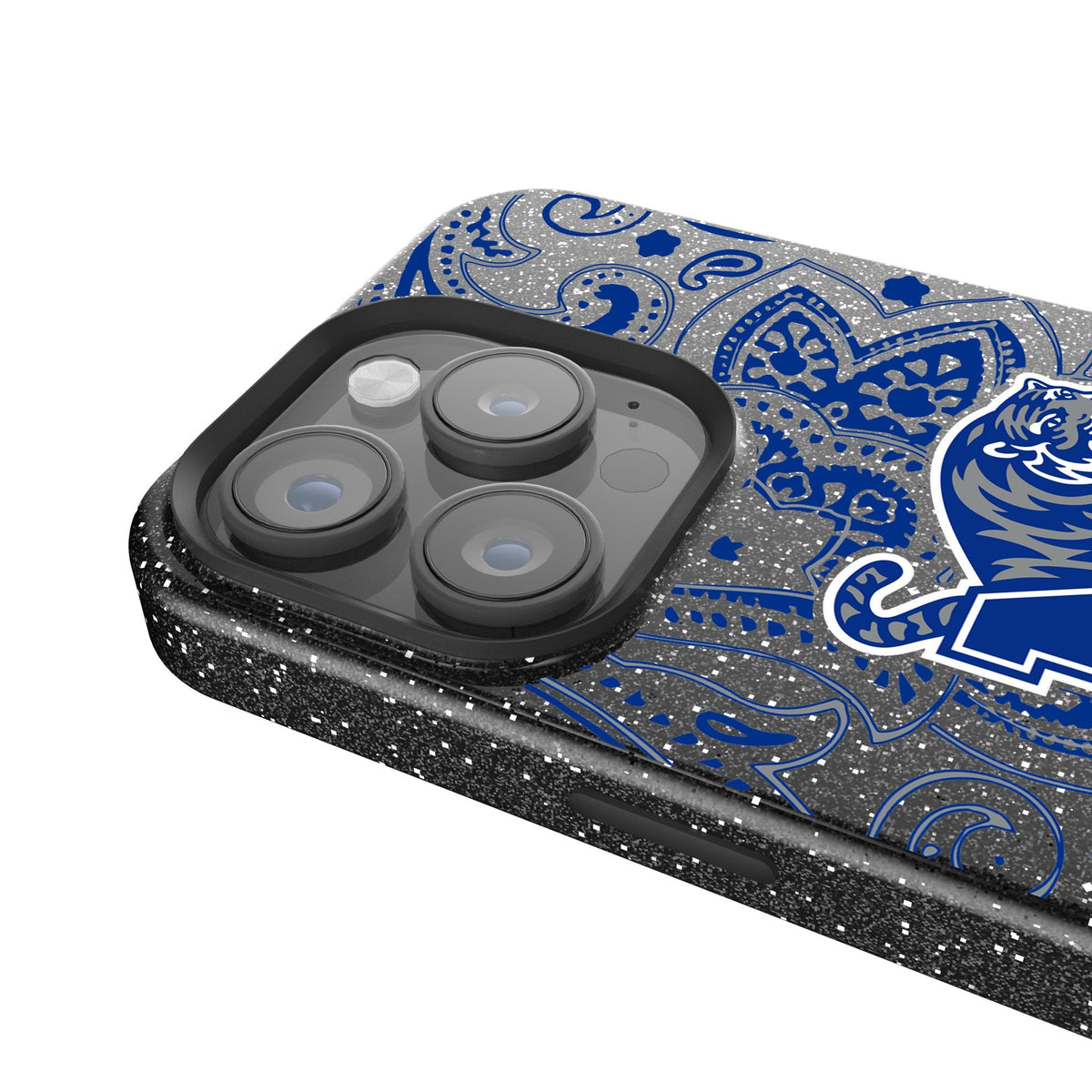 University of Memphis Tigers Paisley Bling Phone Case 4