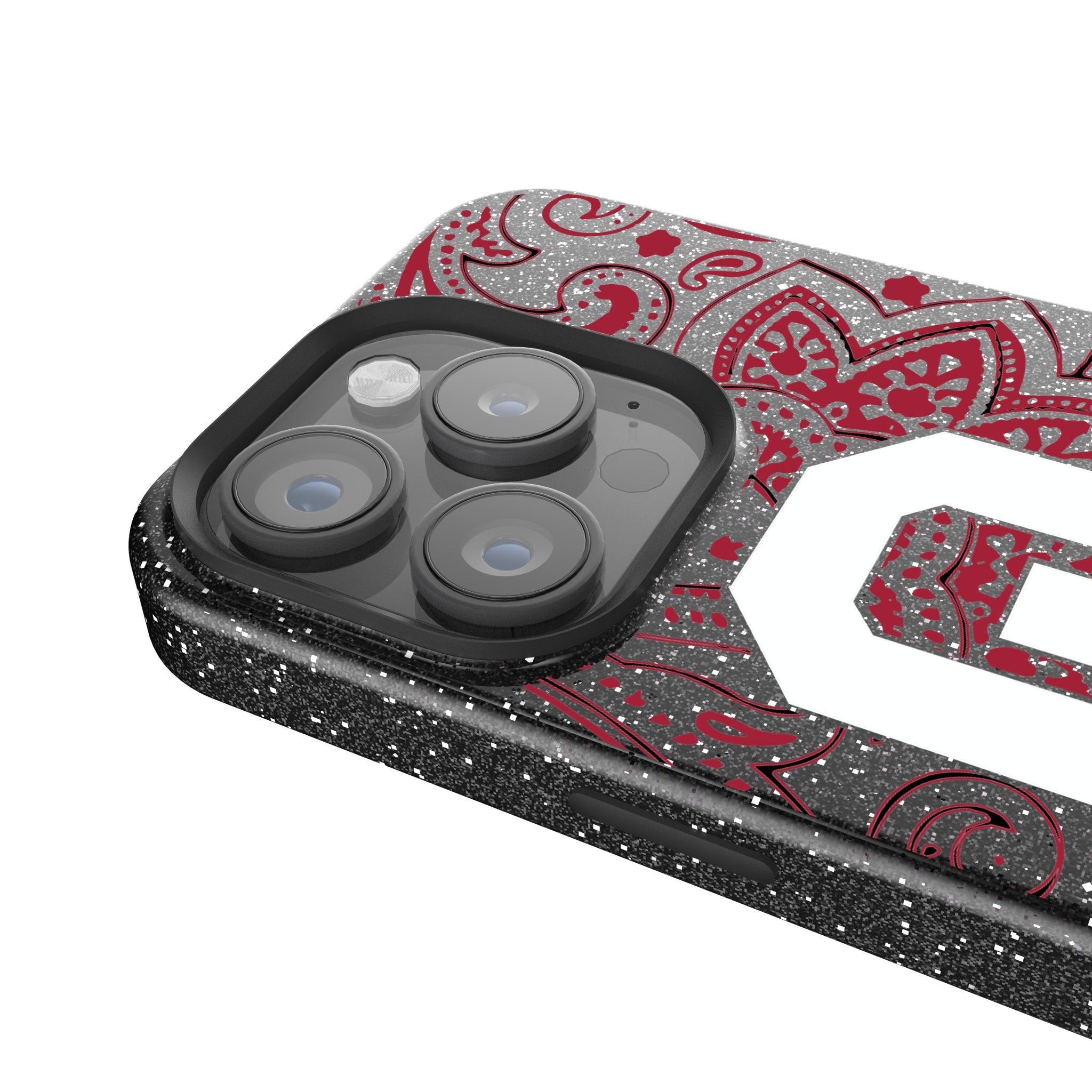 University of Oklahoma Sooners Paisley Bling Phone Case 4