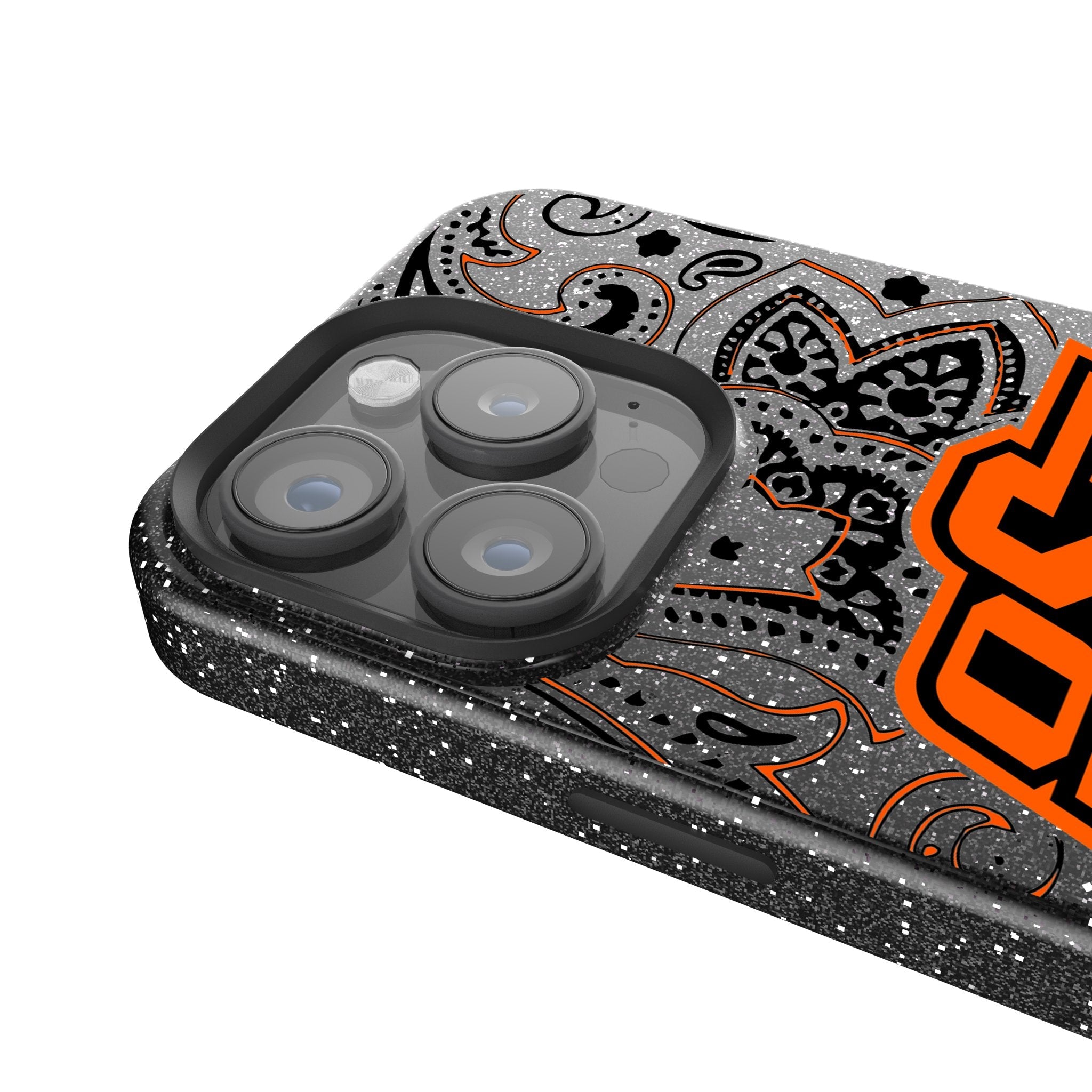Oklahoma State University Cowboys Paisley Bling Phone Case 4