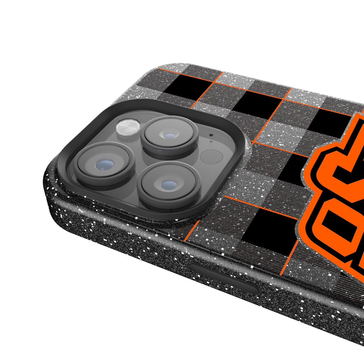 Oklahoma State University Cowboys Plaid Bling Phone Case 4