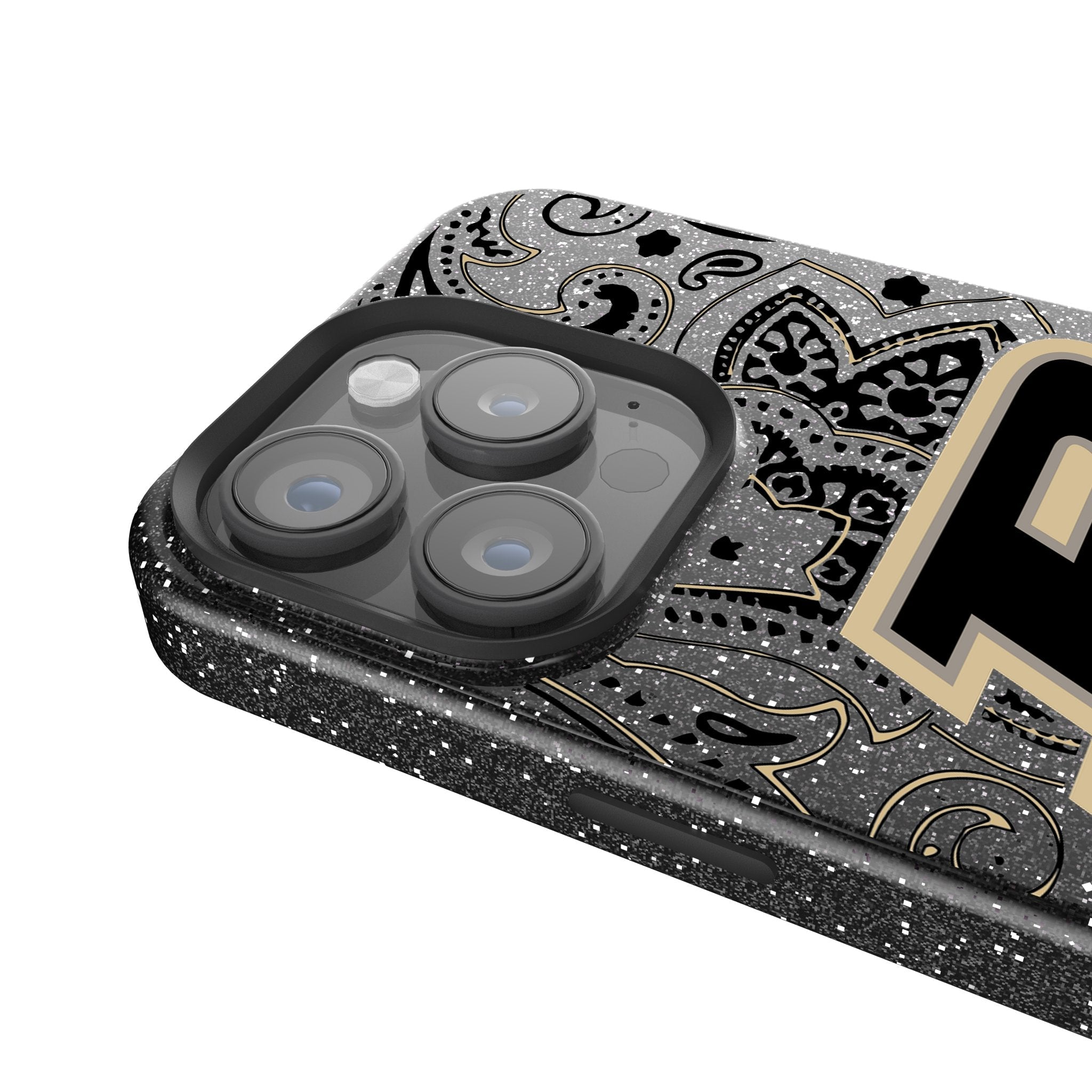 Purdue University Boilermakers Paisley Bling Phone Case 4