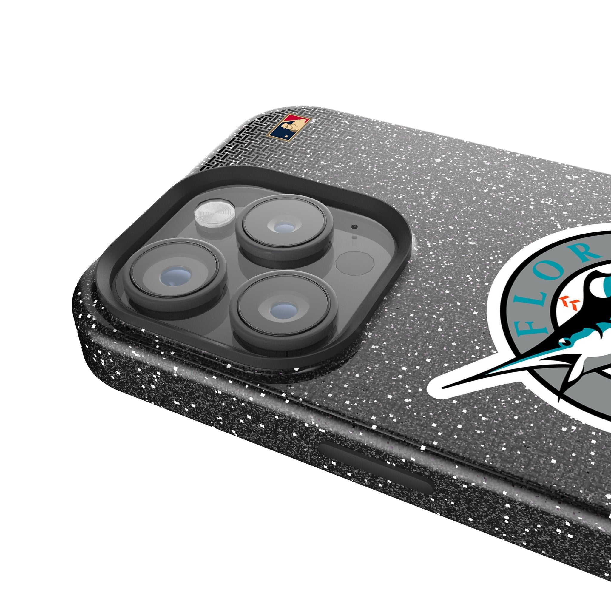Miami Marlins 1993-2011 - Cooperstown Collection Linen Bling Phone Case for Apple iPhone 4