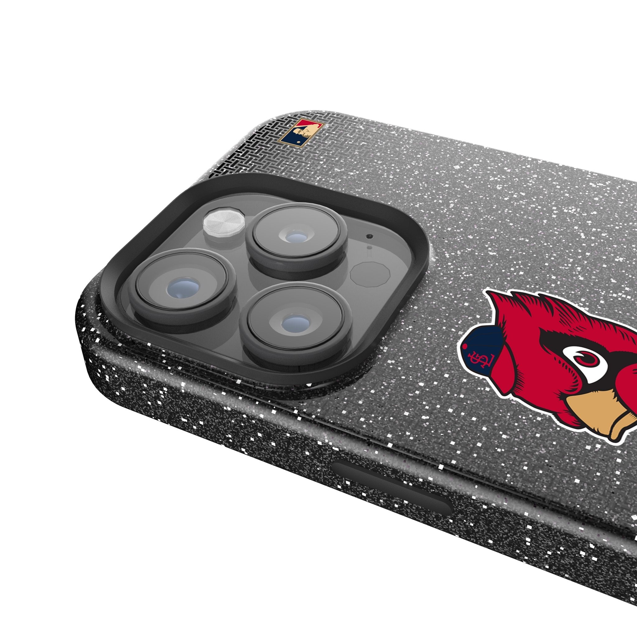 St Louis Cardinals 1950s - Cooperstown Collection Linen Bling Phone Case for Apple iPhone 4