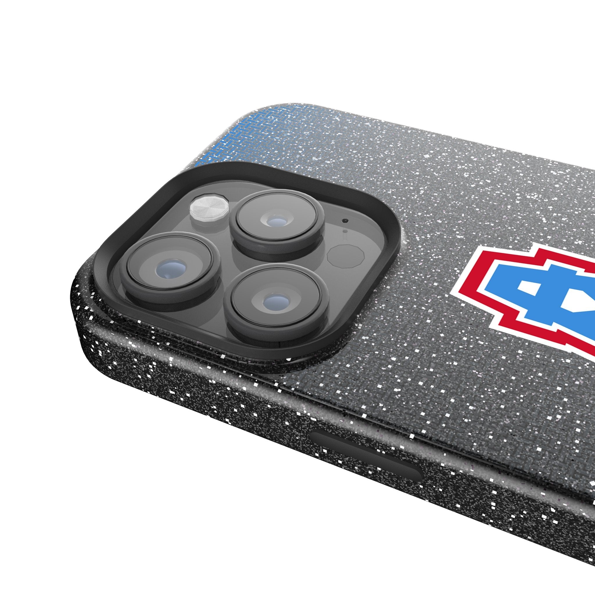 Houston Oilers Historic Collection Linen Bling Phone Case for Apple iPhone 4