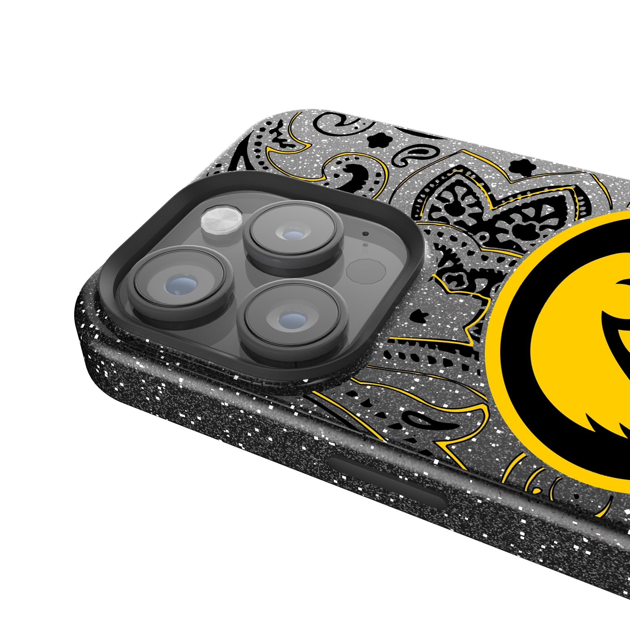 University of Iowa Hawkeyes Paisley Bling Phone Case 4