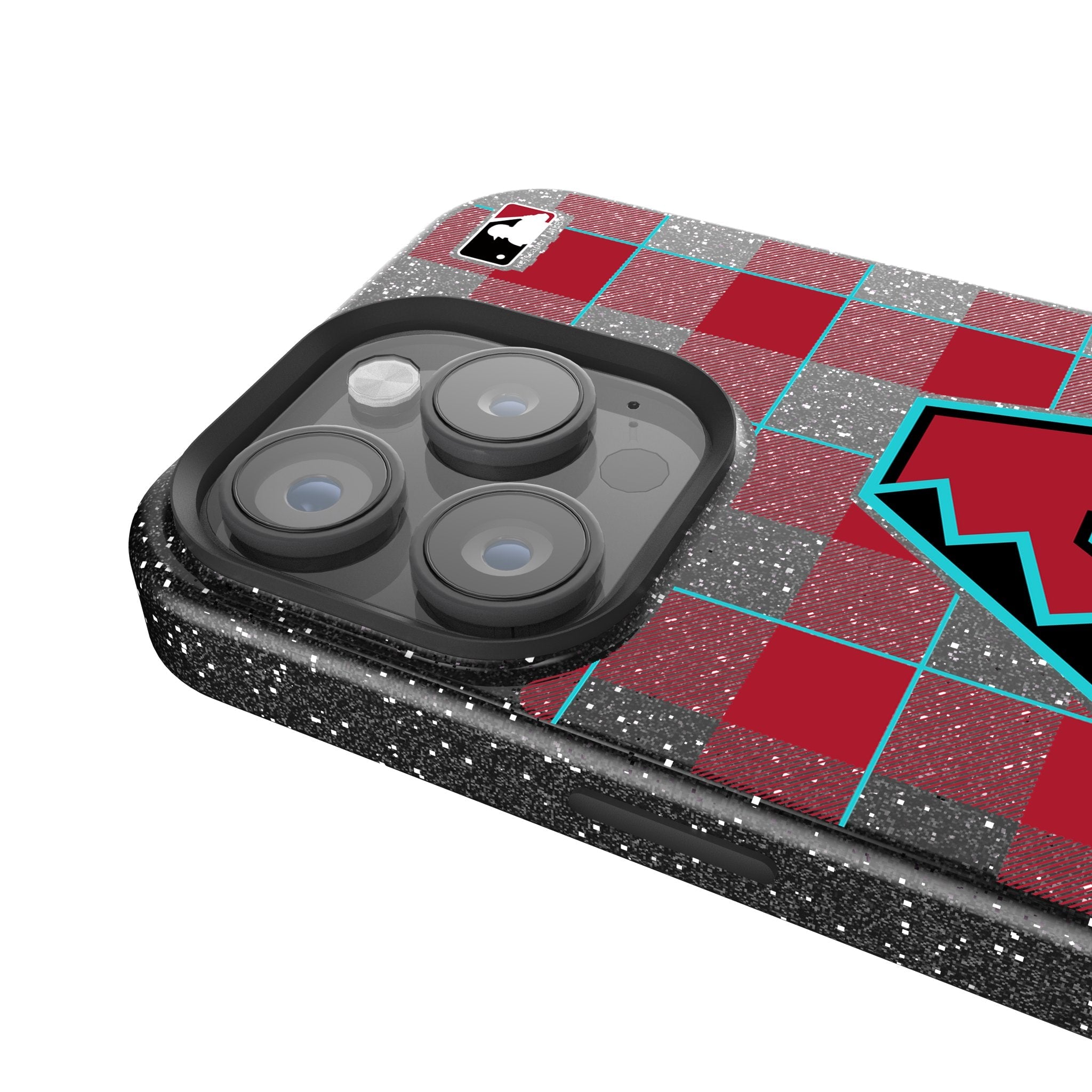 Arizona Diamondbacks Plaid Bling Phone Case 4