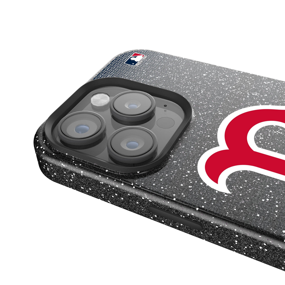 Boston Red Sox Linen Bling Phone Case for Apple iPhone 4