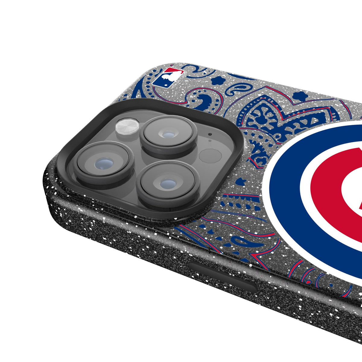 Chicago Cubs Paisley Bling Phone Case 4