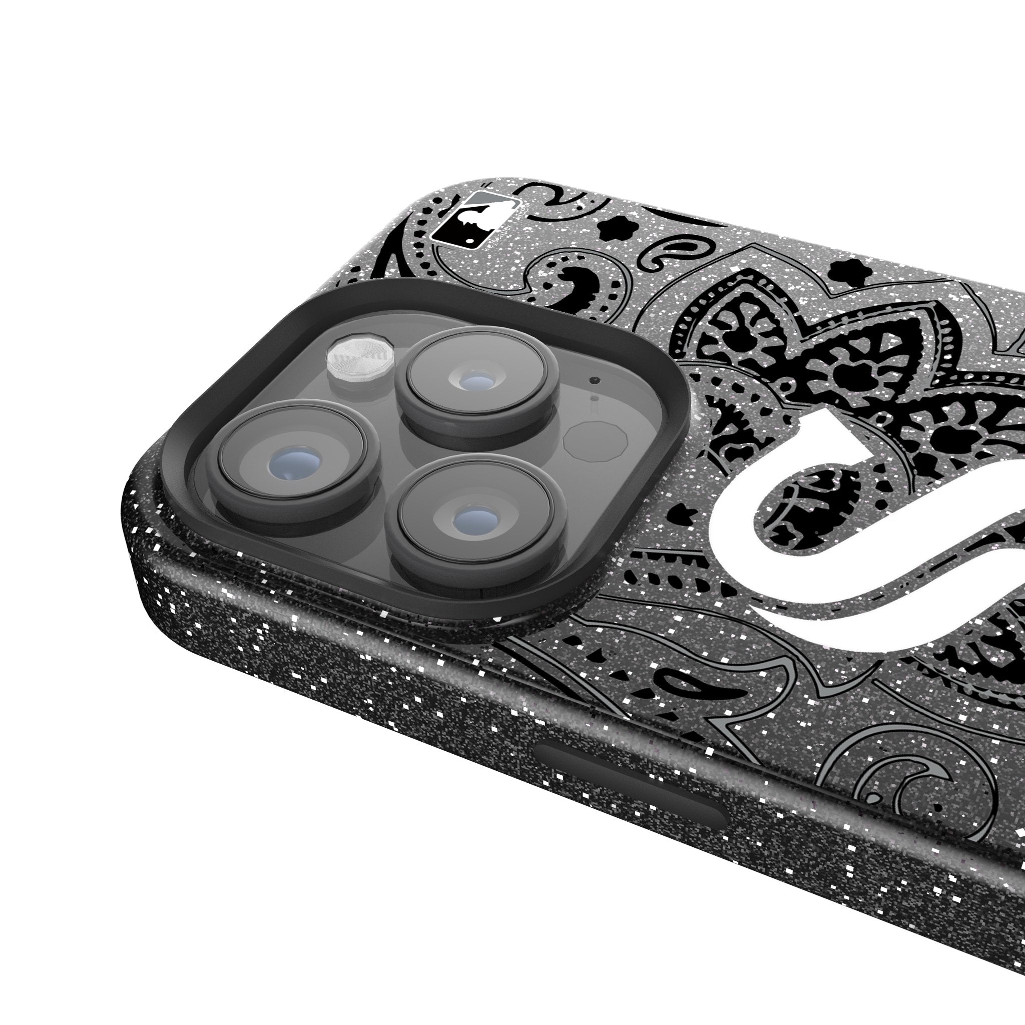 Chicago White Sox Paisley Bling Phone Case 4