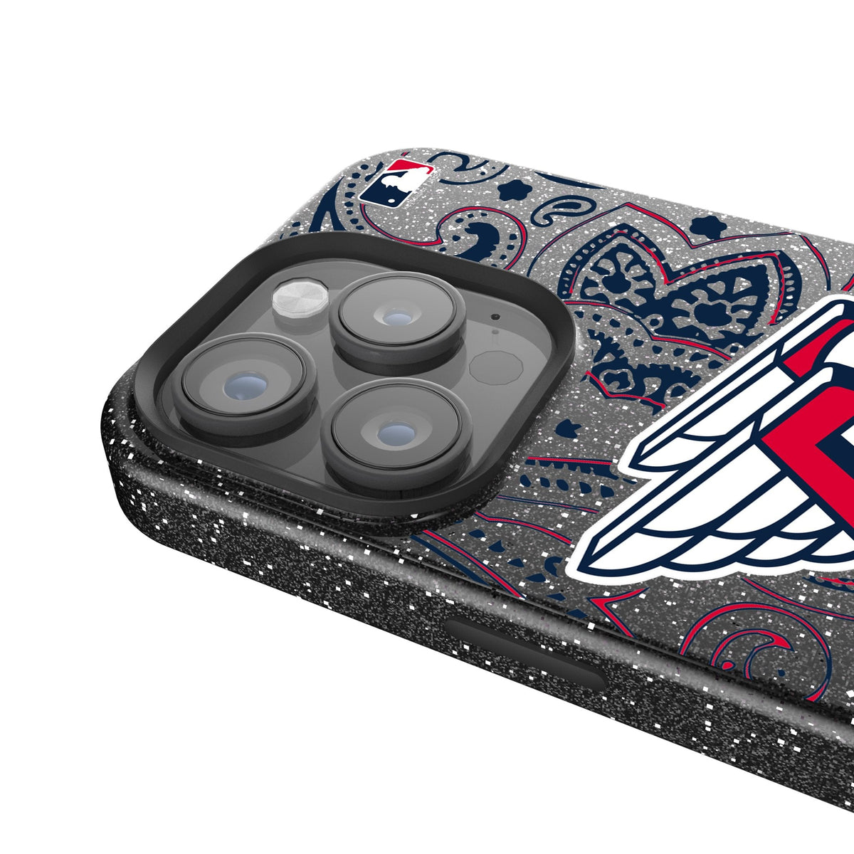 Cleveland Guardians Paisley Bling Phone Case 4