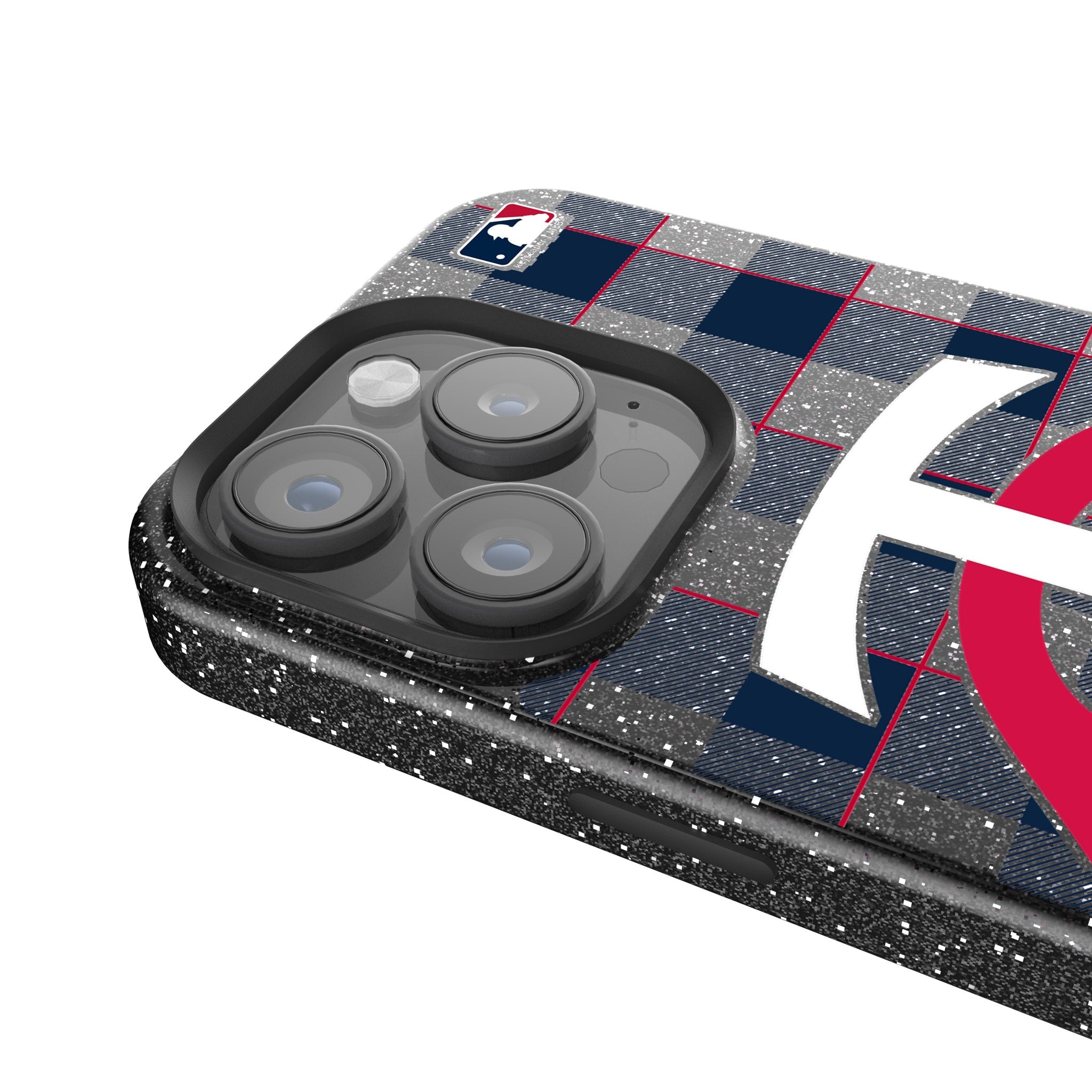 Minnesota Twins Plaid Bling Phone Case 4