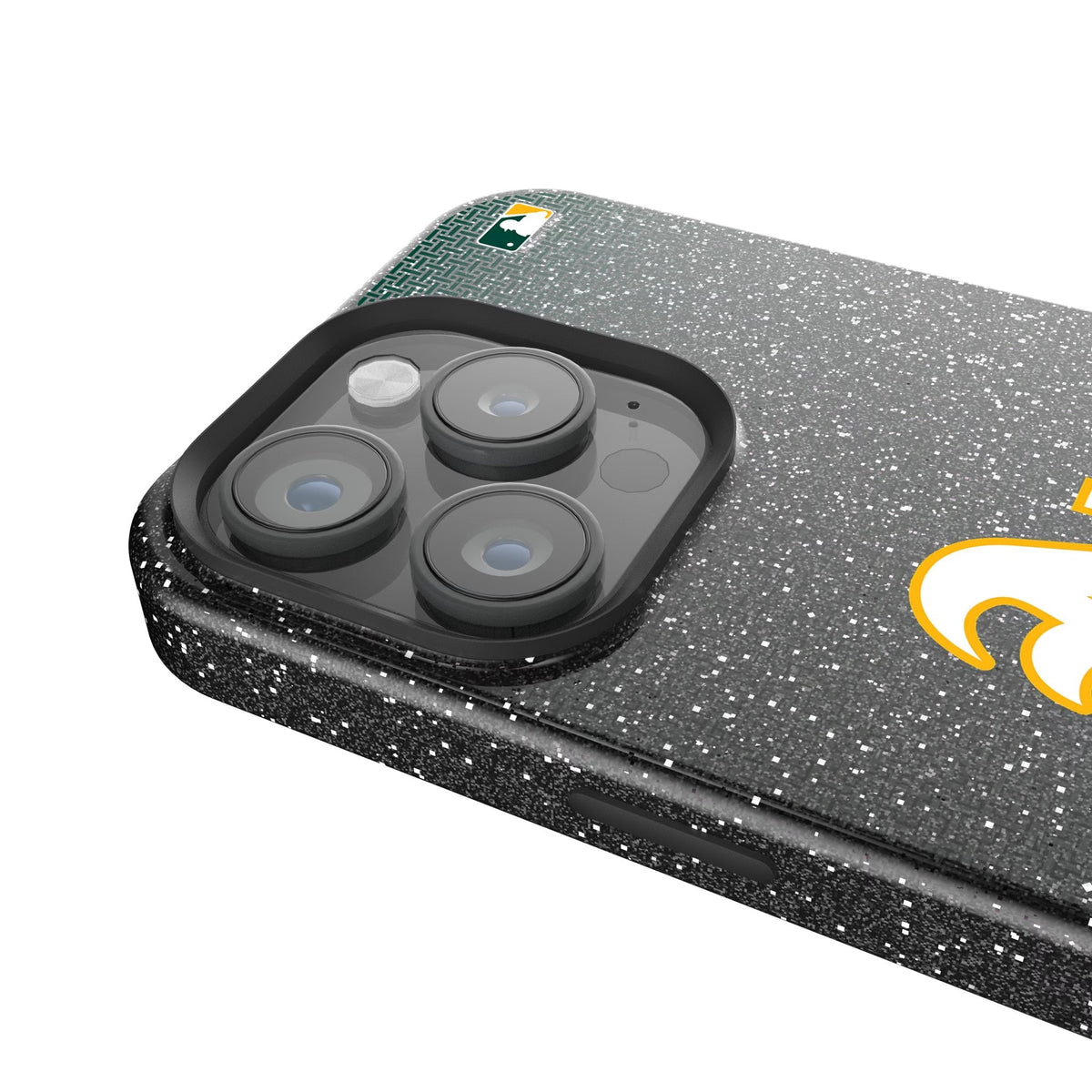 Oakland Athletics Linen Bling Phone Case for Apple iPhone 4