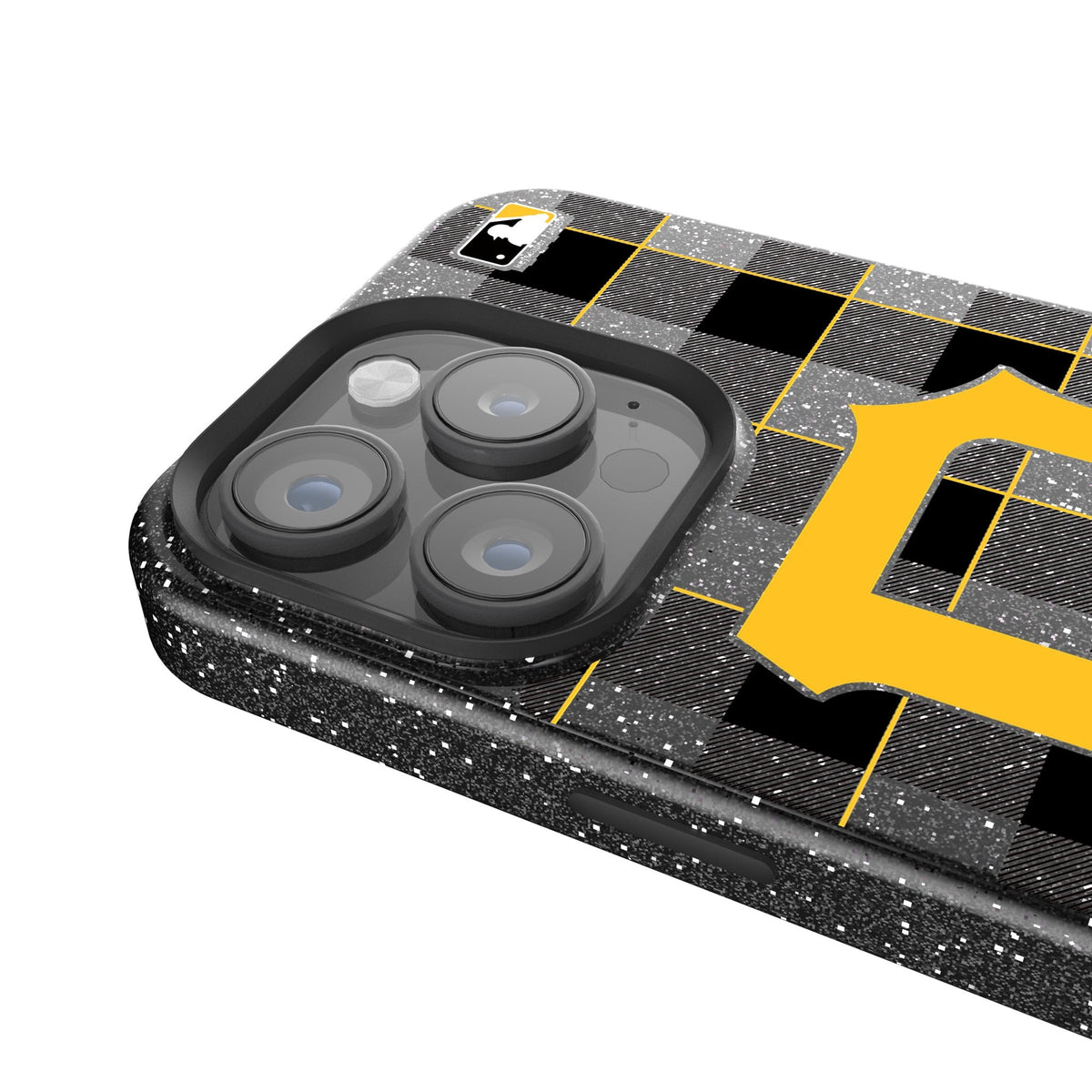 Pittsburgh Pirates Plaid Bling Phone Case 4