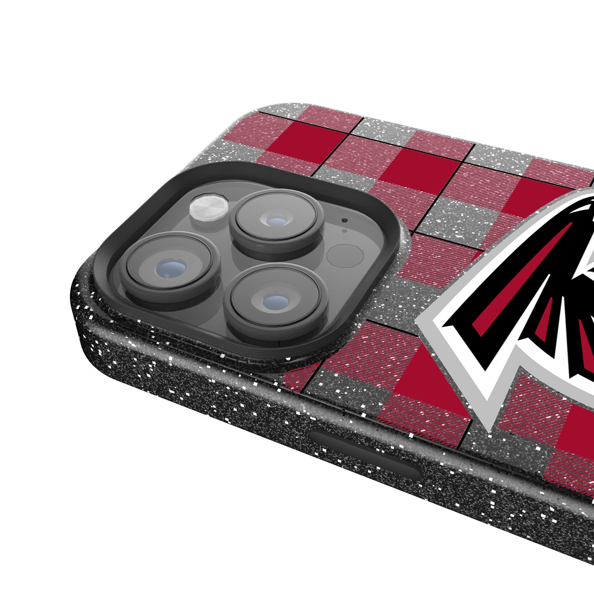 Atlanta Falcons Plaid Bling Phone Case 4