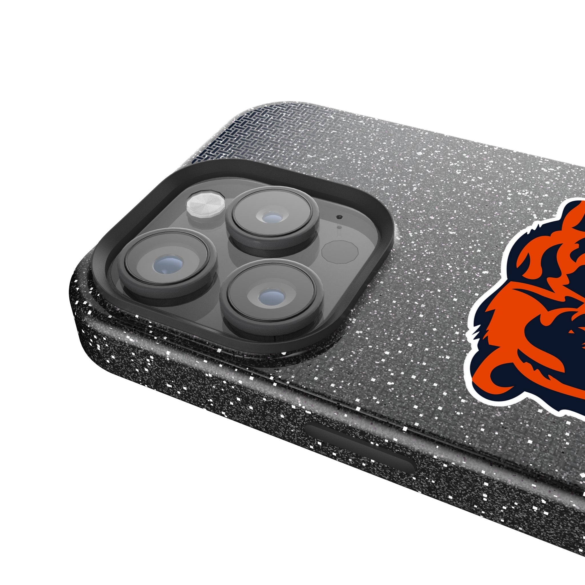 Chicago Bears Linen Bling Phone Case for Apple iPhone 4