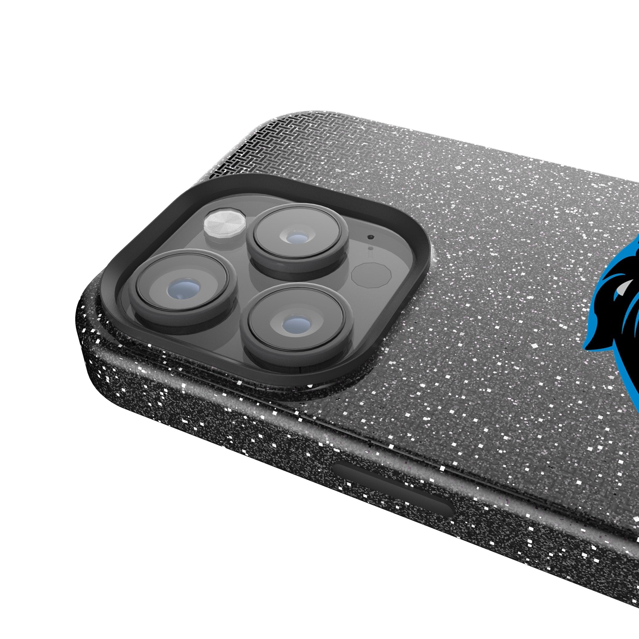 Carolina Panthers Linen Bling Phone Case for Apple iPhone 4