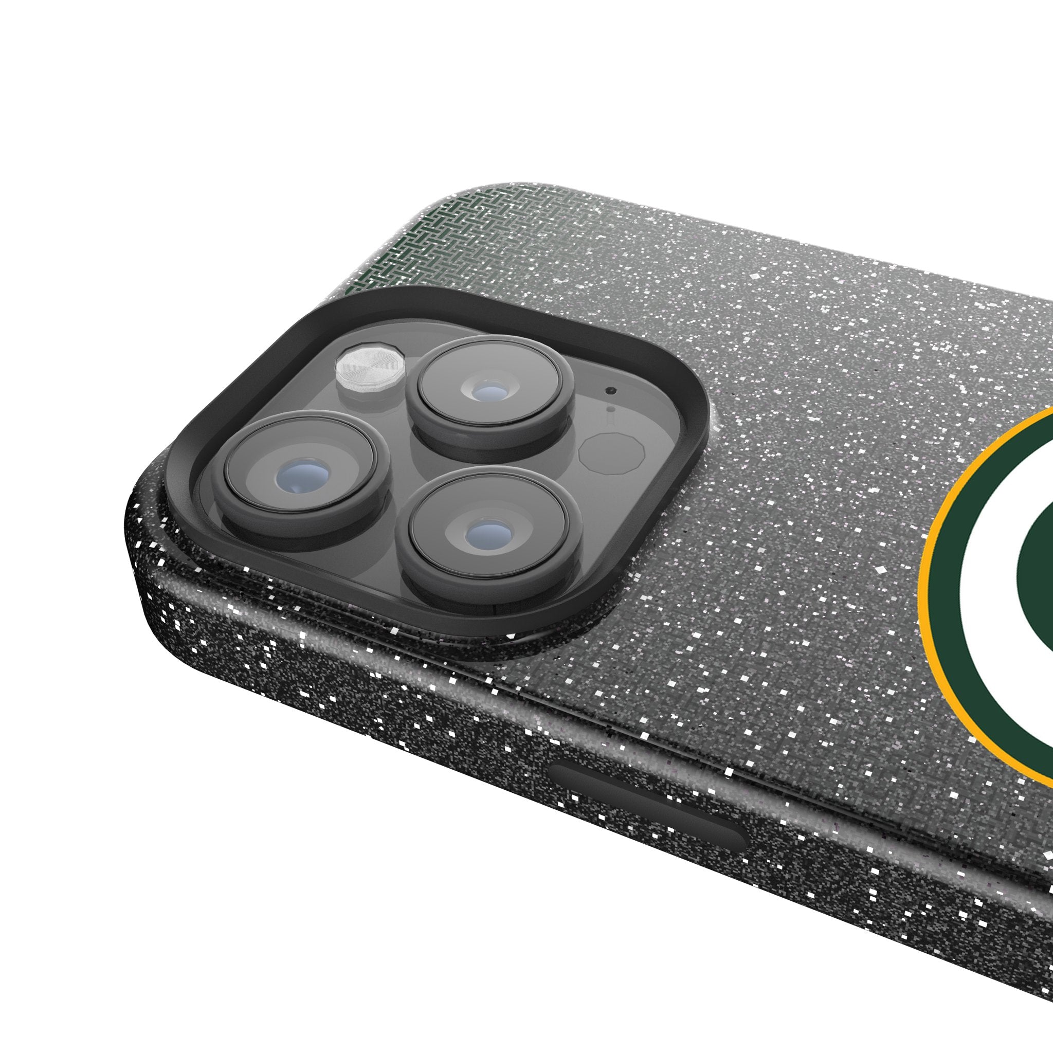 Green Bay Packers Linen Bling Phone Case for Apple iPhone 4