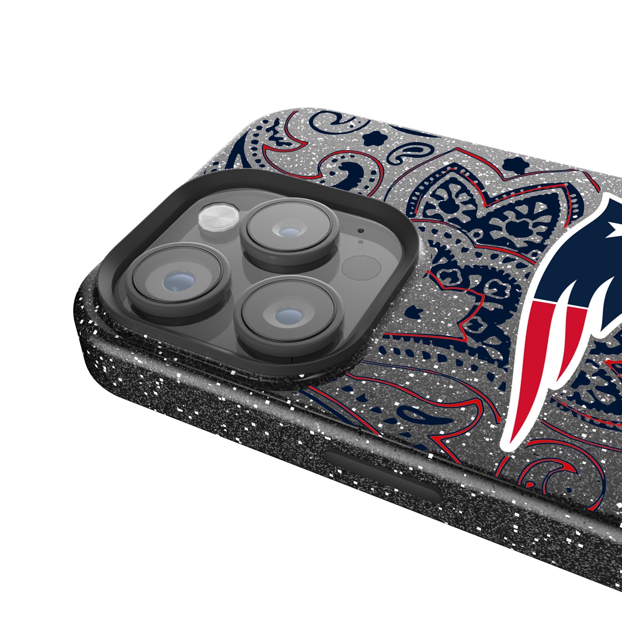 New England Patriots Paisley Bling Phone Case 4
