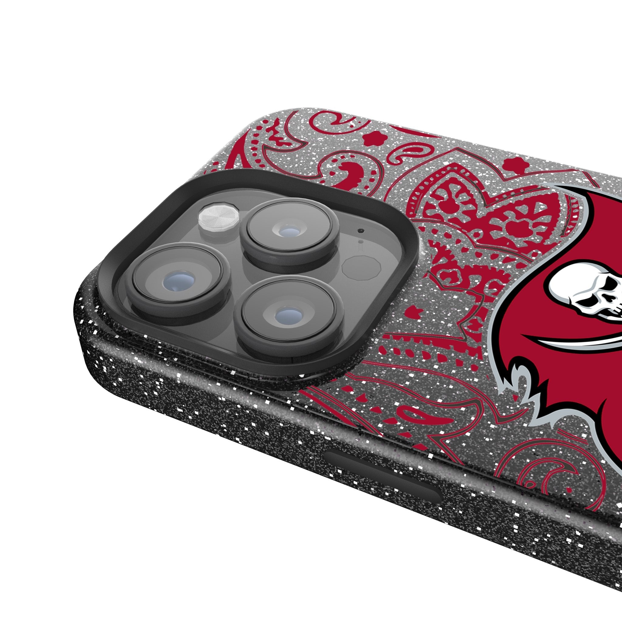 Tampa Bay Buccaneers Paisley Bling Phone Case 4