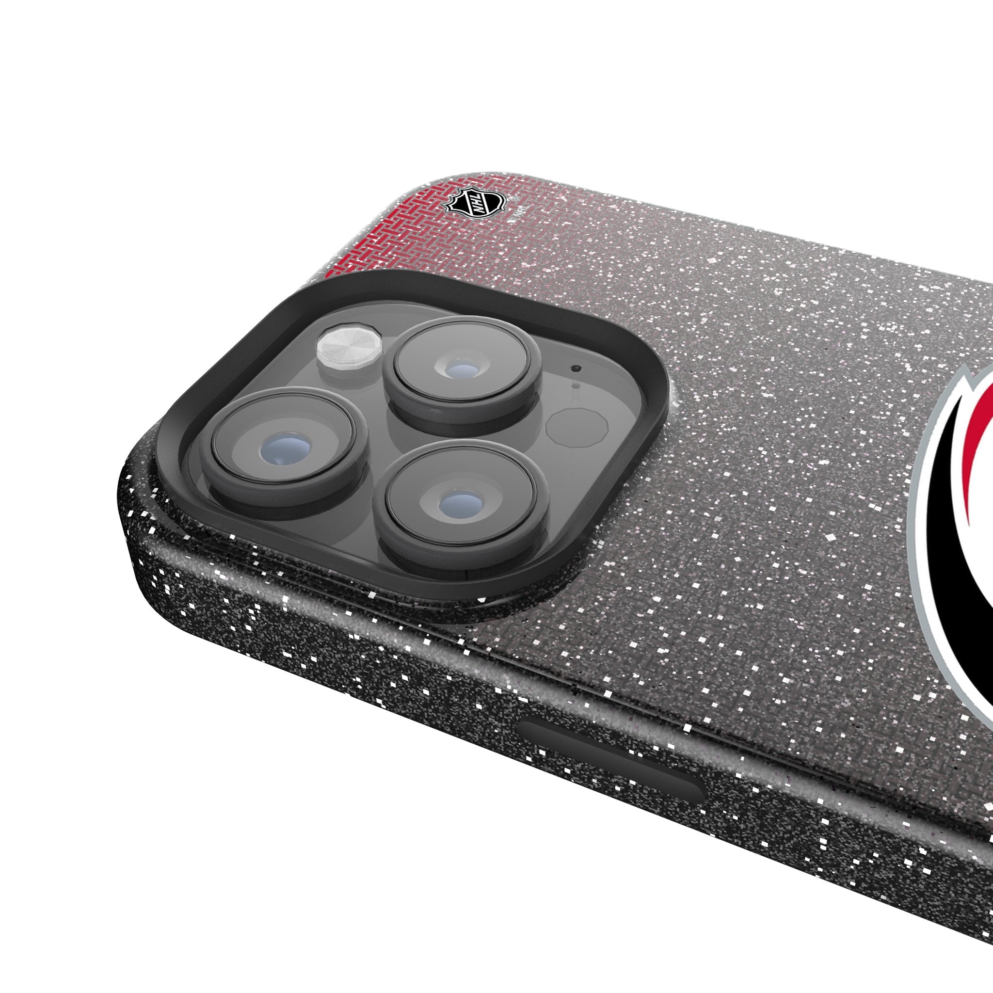 Carolina Hurricanes Linen Bling Phone Case for Apple iPhone 4