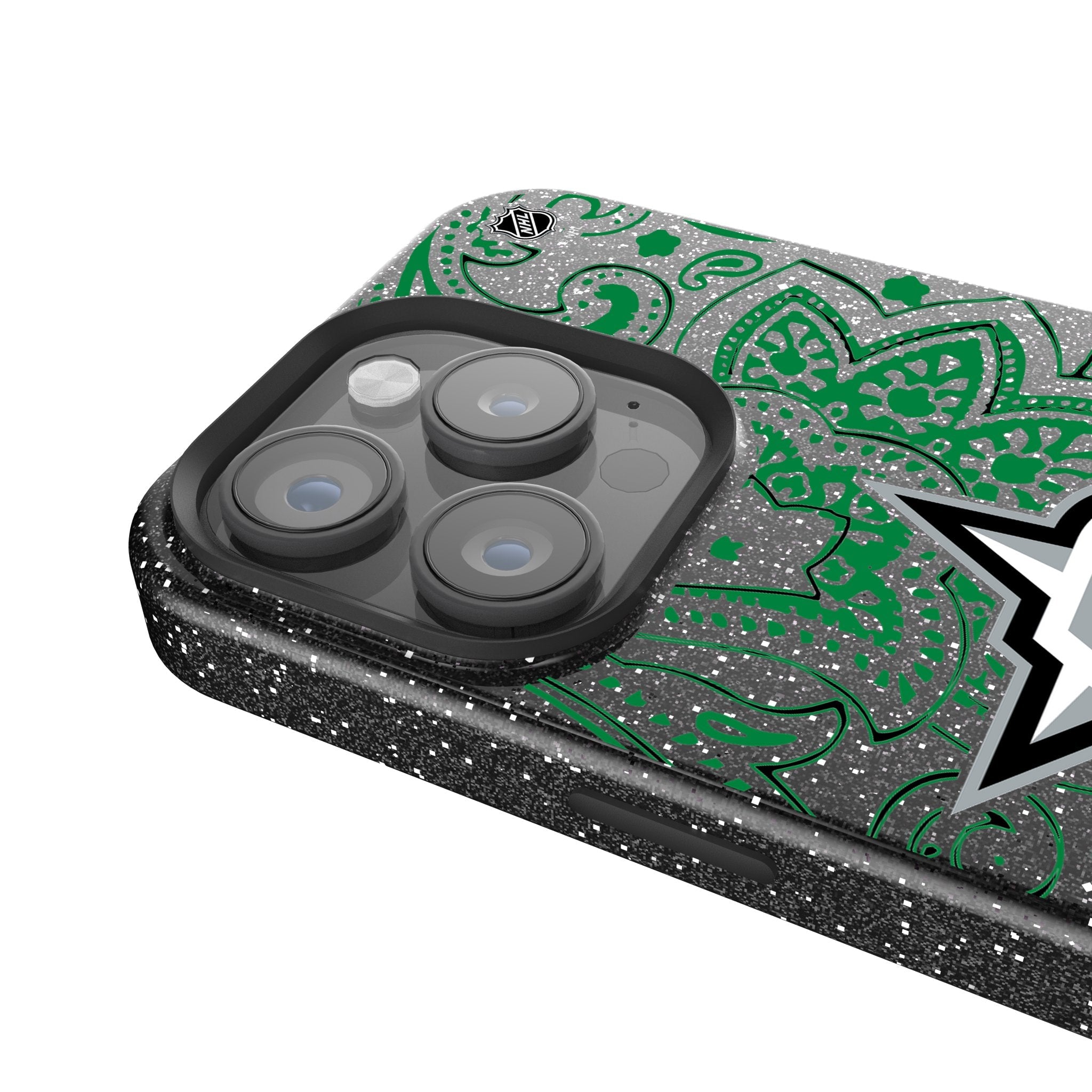 Dallas Stars Paisley Bling Phone Case 4