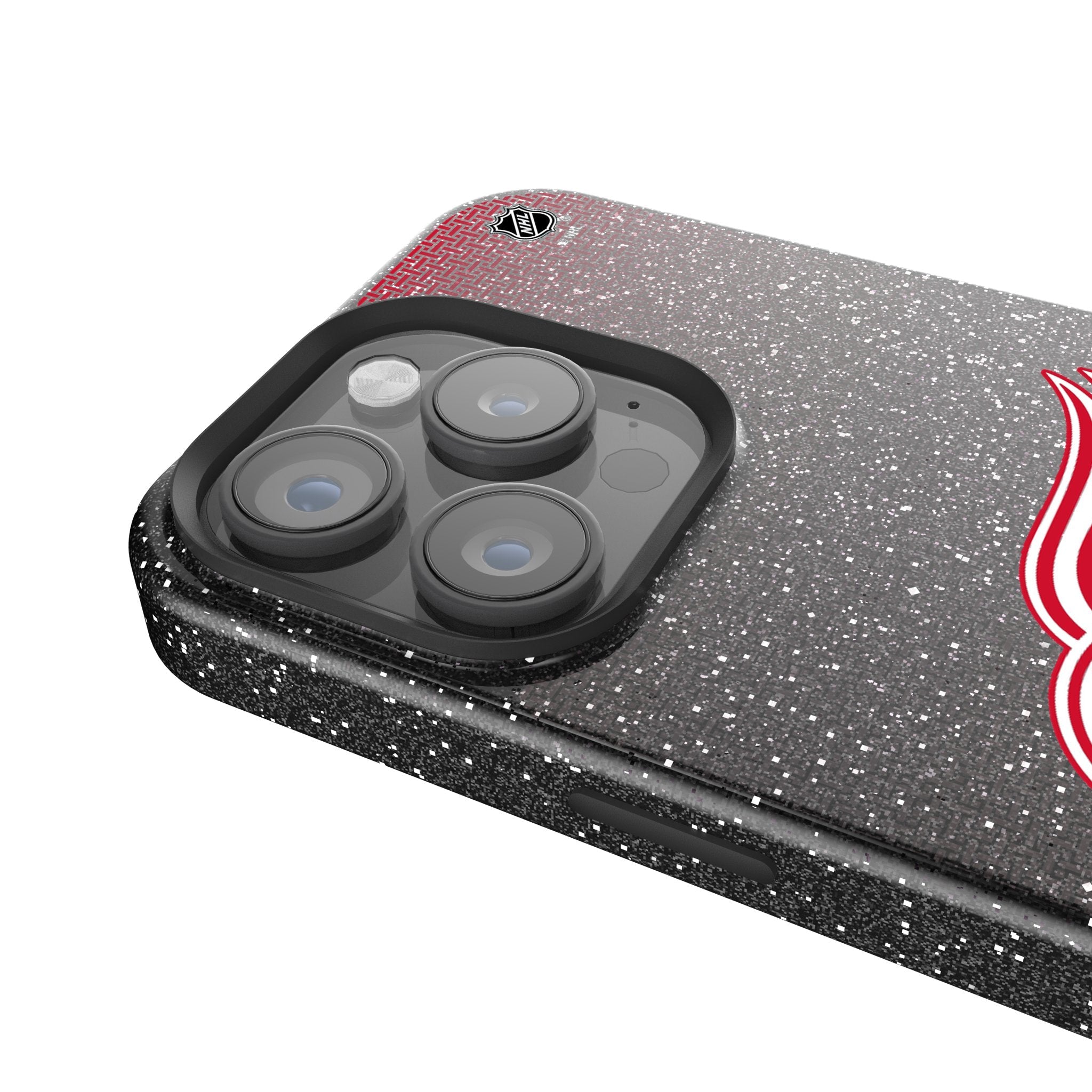 Detroit Red Wings Linen Bling Phone Case for Apple iPhone 4