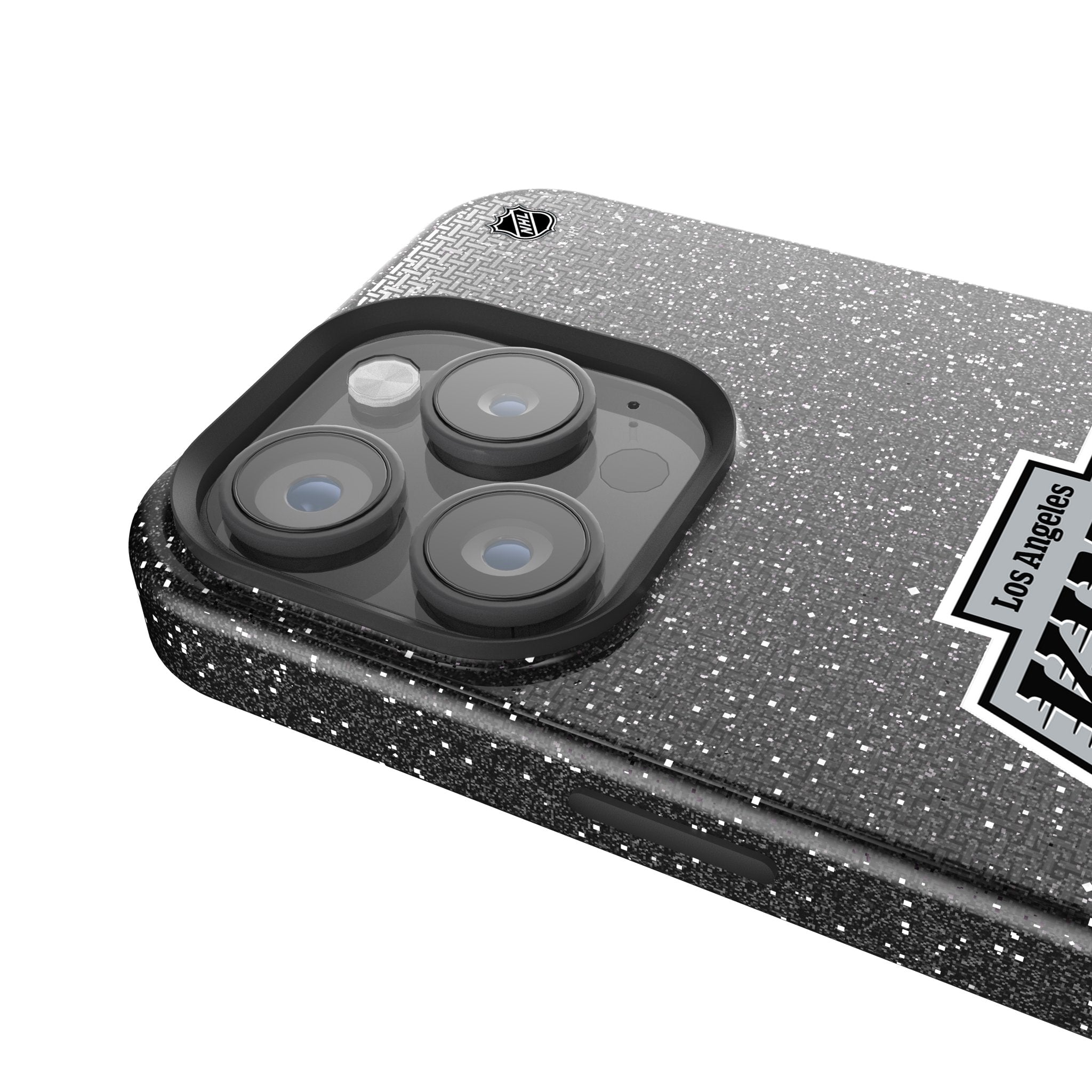 LA Kings Linen Bling Phone Case for Apple iPhone 4