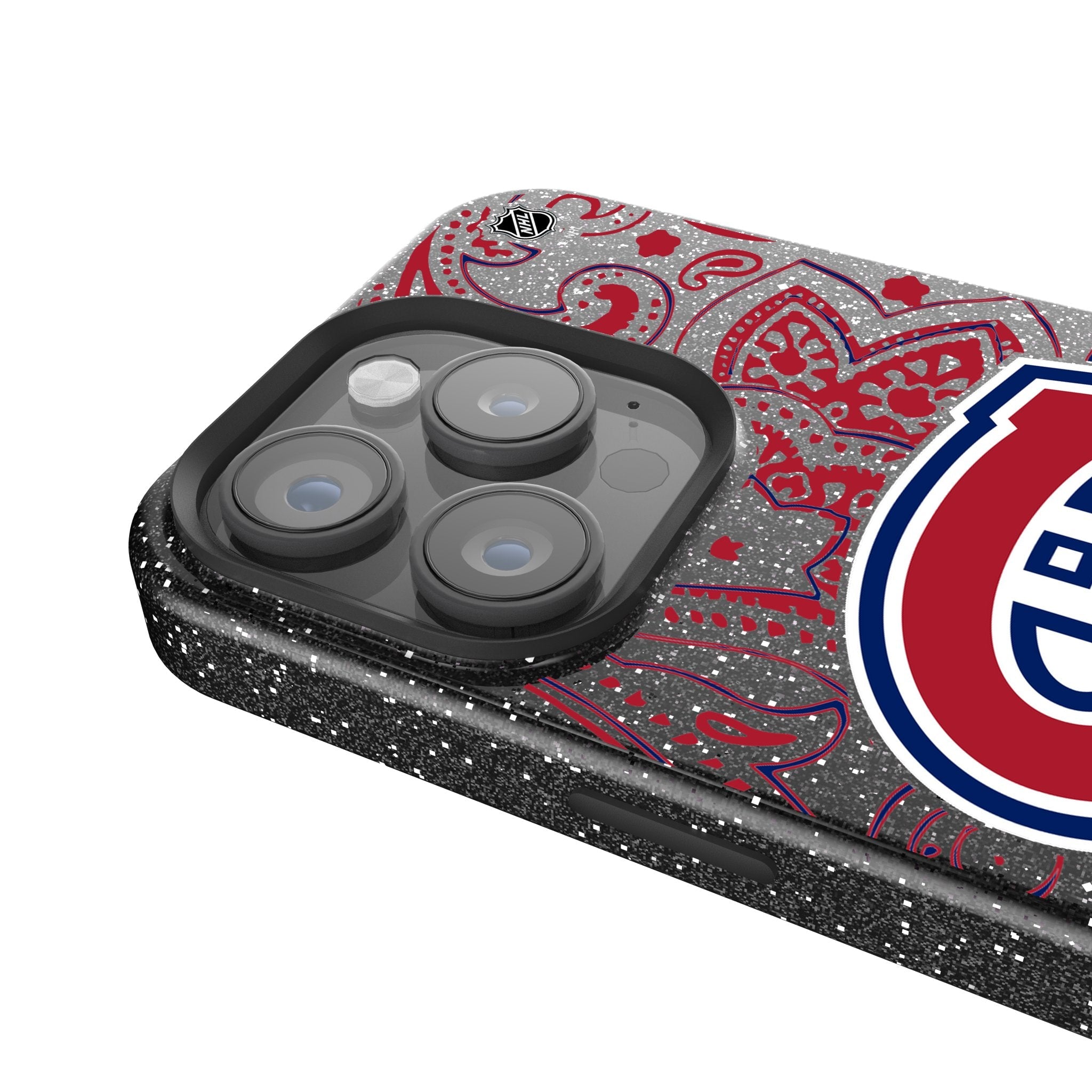 Montreal Canadiens Paisley Bling Phone Case 4