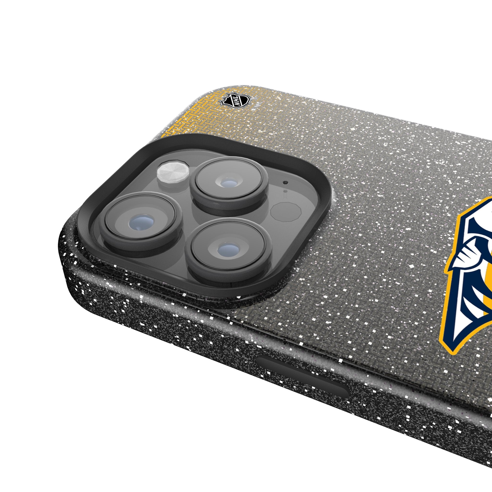 Nashville Predators Linen Bling Phone Case for Apple iPhone 4