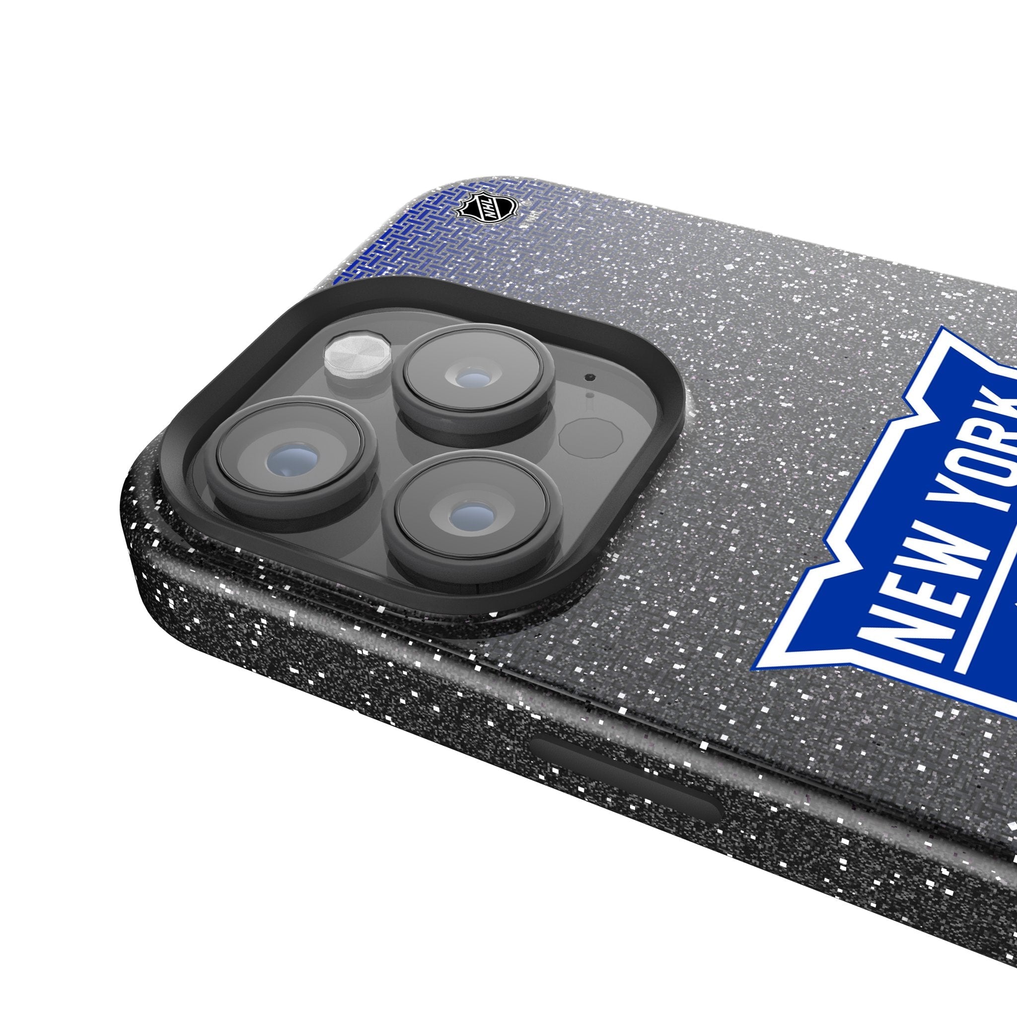 New York Rangers Linen Bling Phone Case for Apple iPhone 4