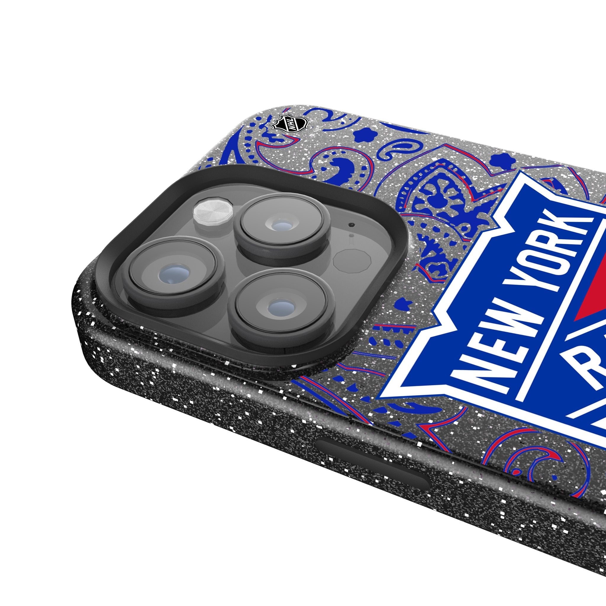 New York Rangers Paisley Bling Phone Case 4