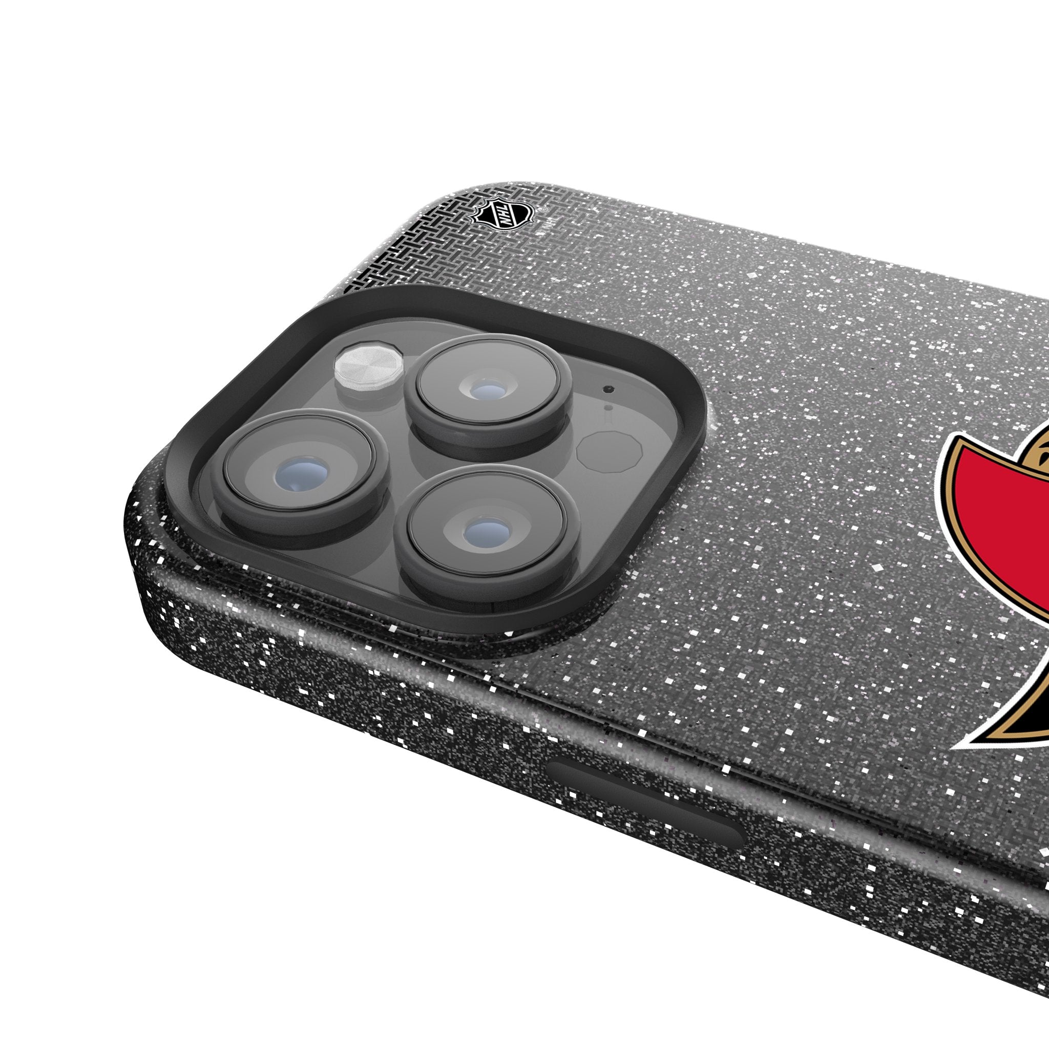 Ottawa Senators Linen Bling Phone Case for Apple iPhone 4