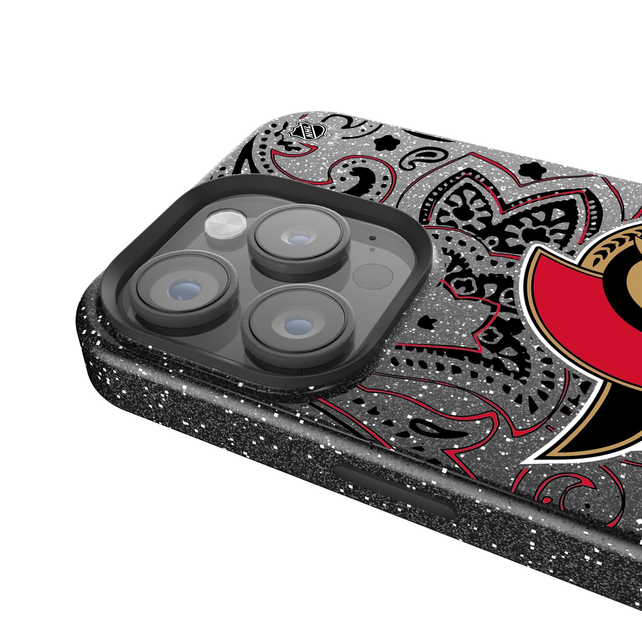 Ottawa Senators Paisley Bling Phone Case 4