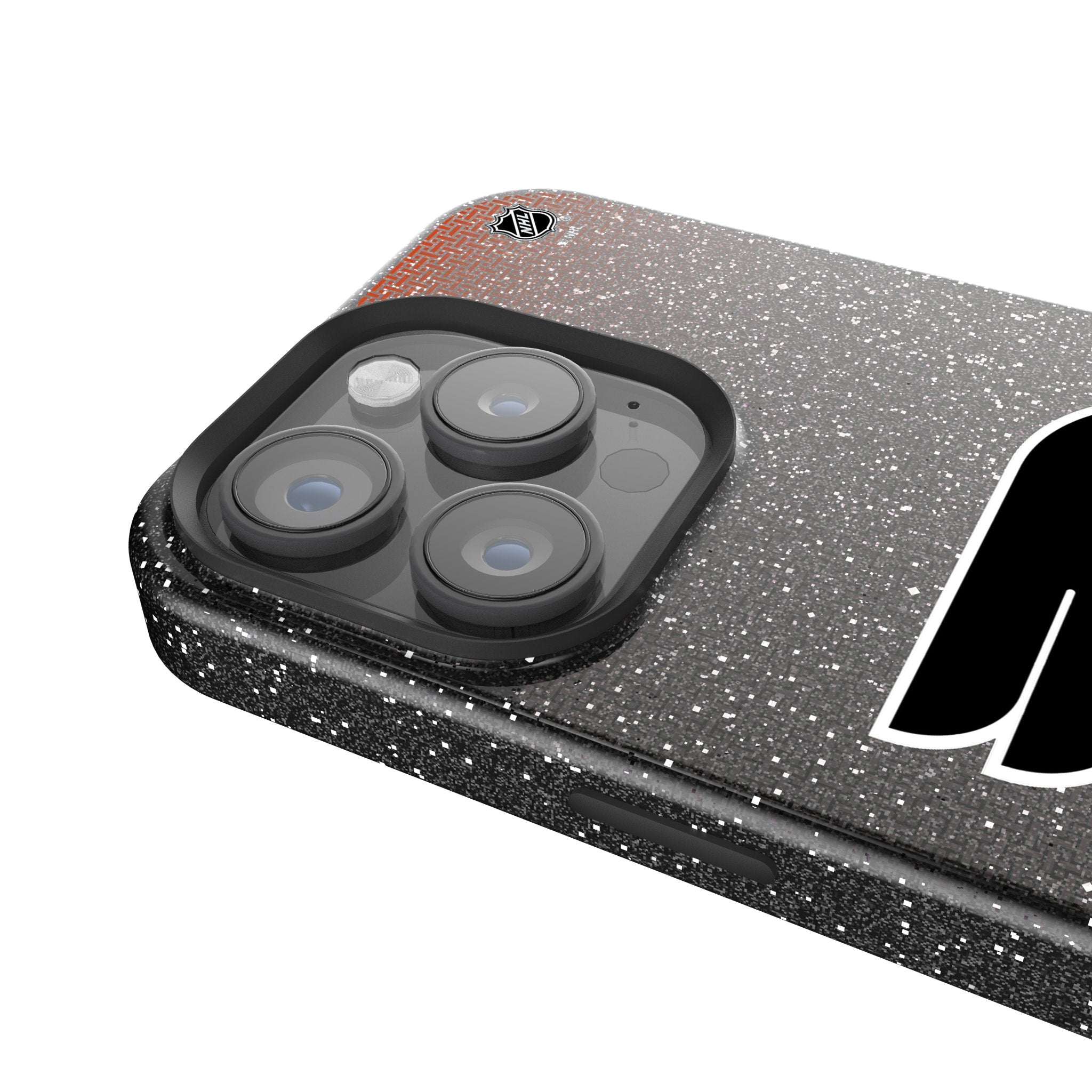 Philadelphia Flyers Linen Bling Phone Case for Apple iPhone 4