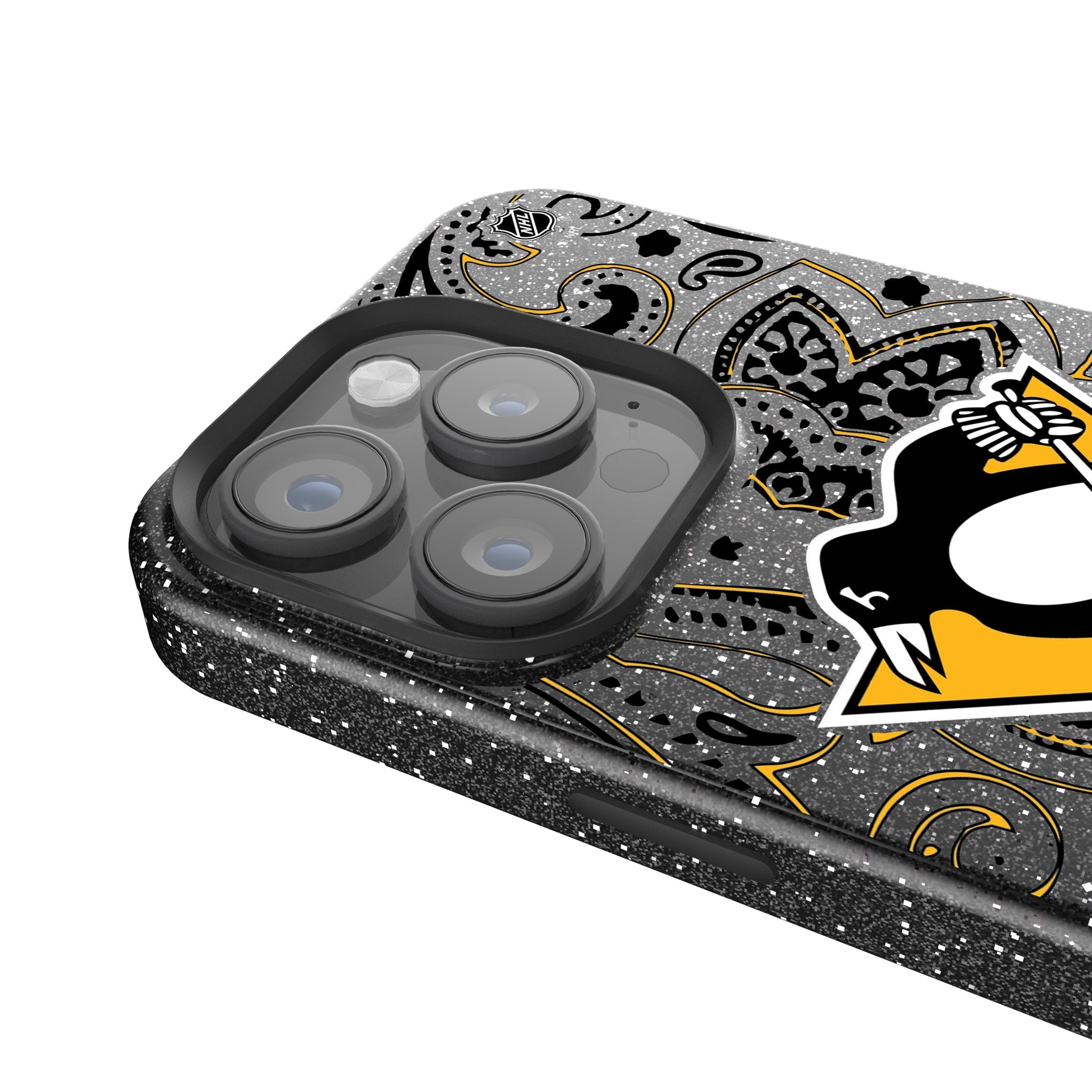 Pittsburgh Penguins Paisley Bling Phone Case 4