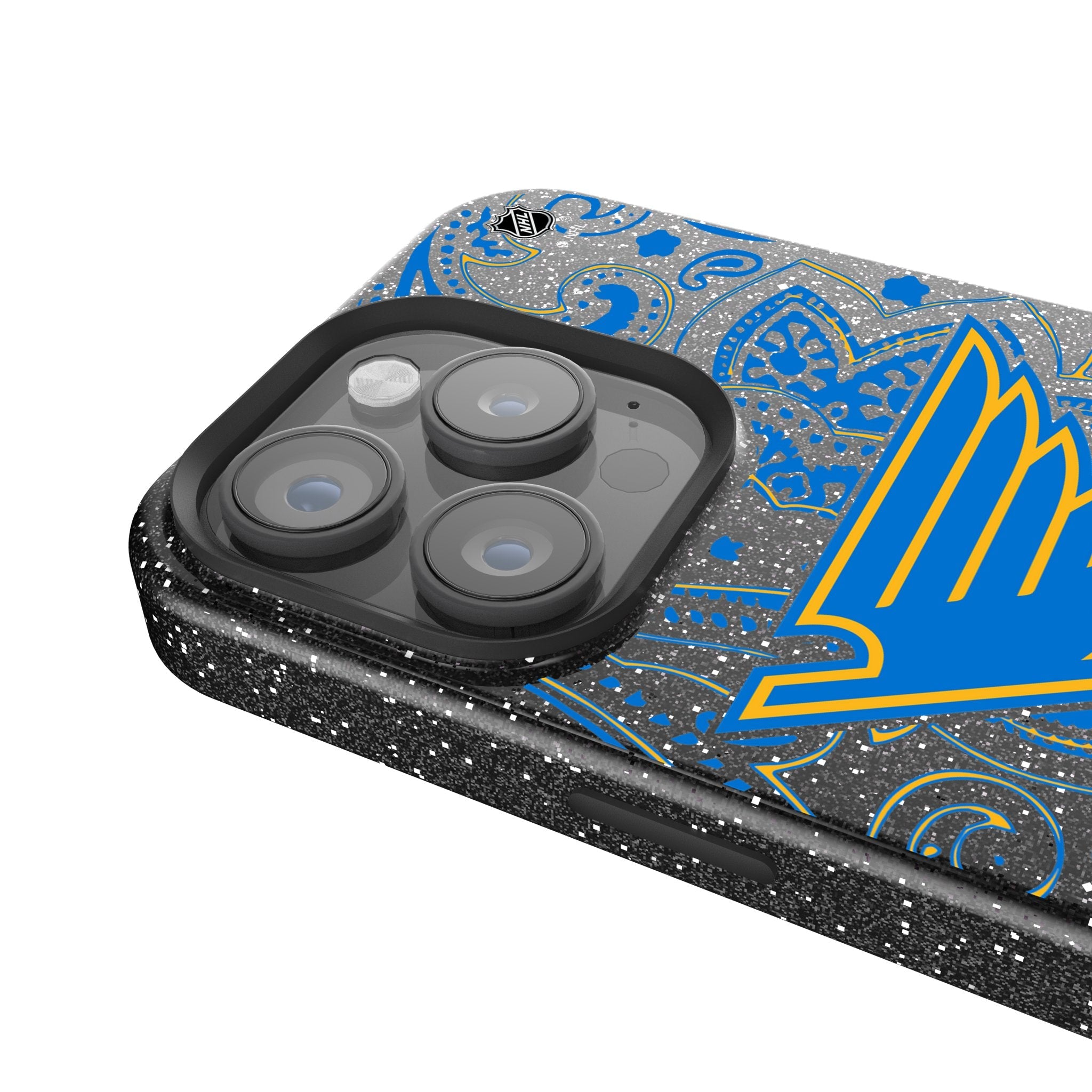 St. Louis Blues Paisley Bling Phone Case for Apple iPhone 4