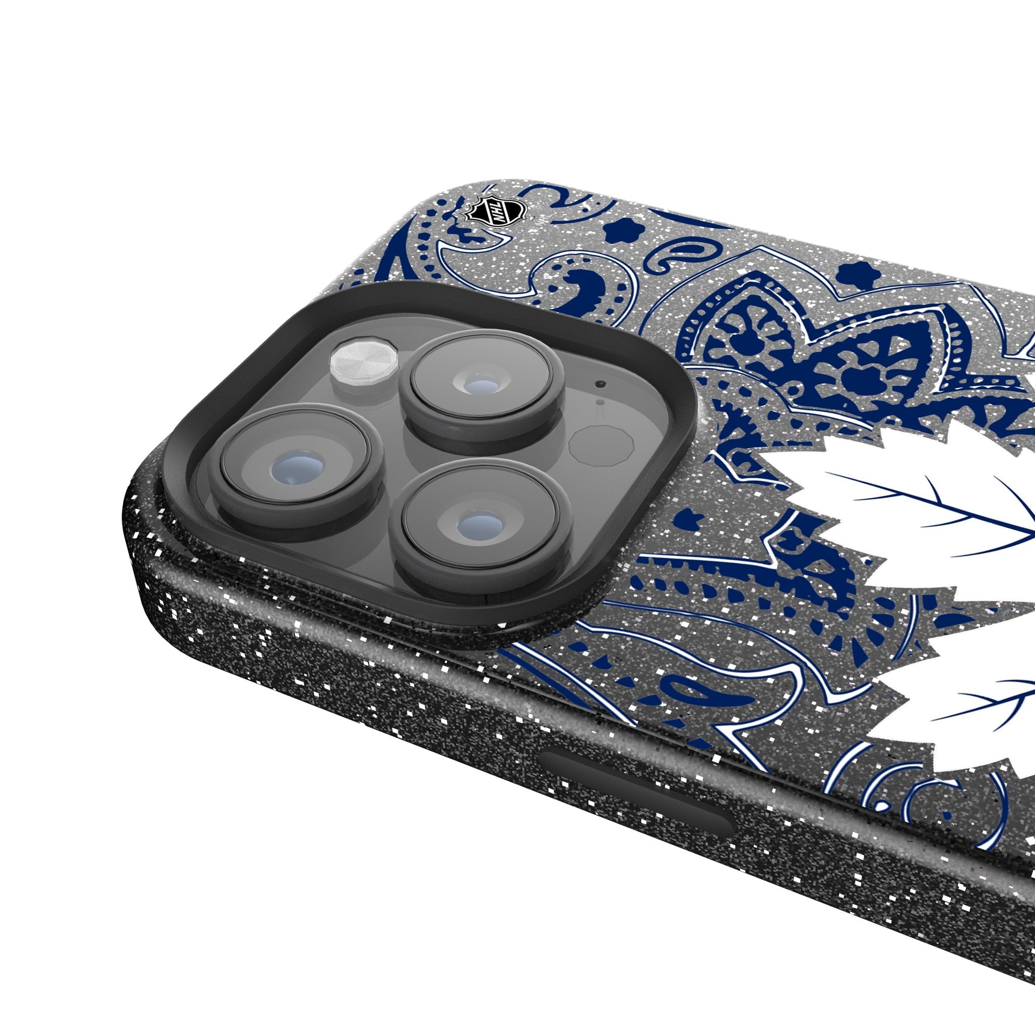 Toronto Maple Leafs Paisley Bling Phone Case 4