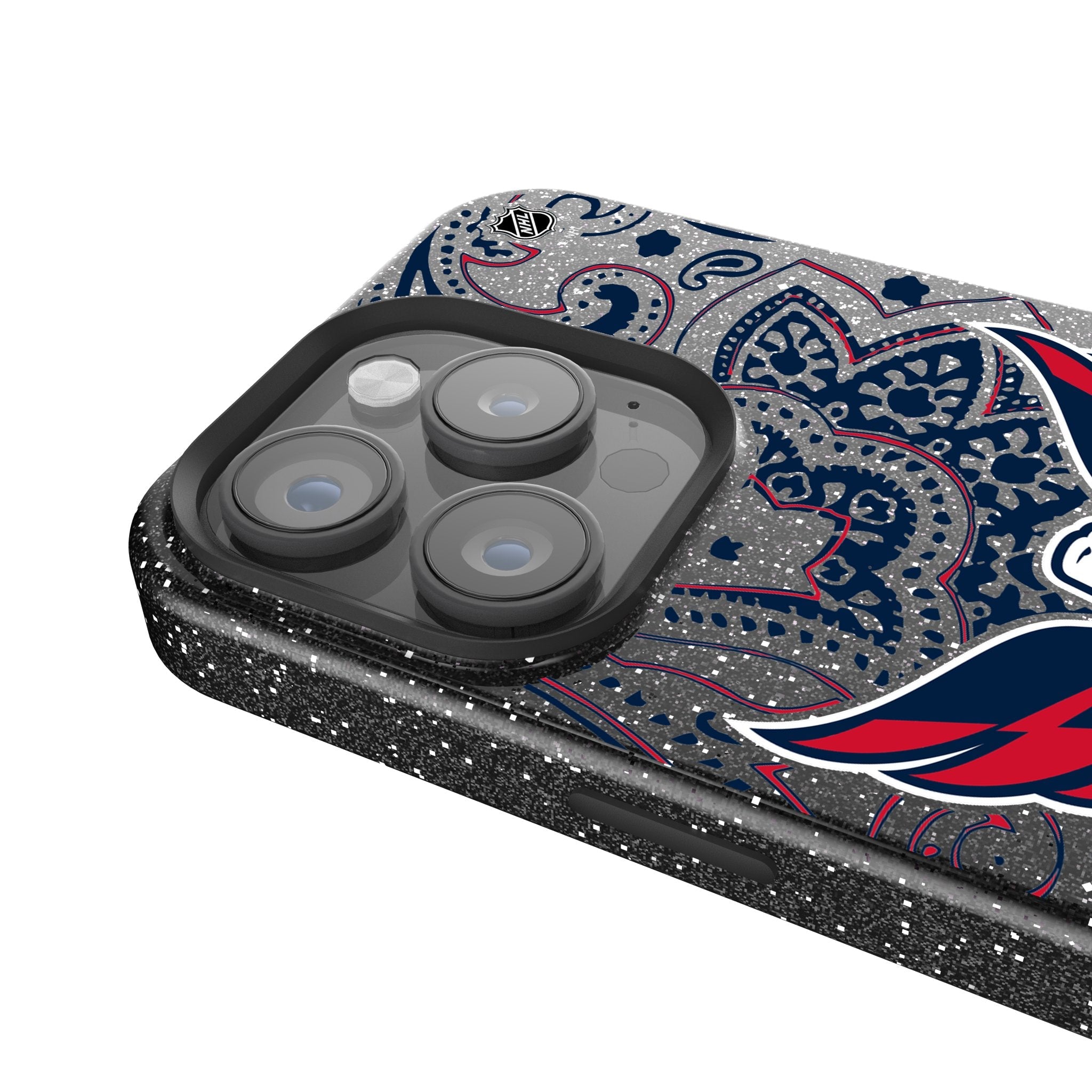 Washington Capitals Paisley Bling Phone Case 4