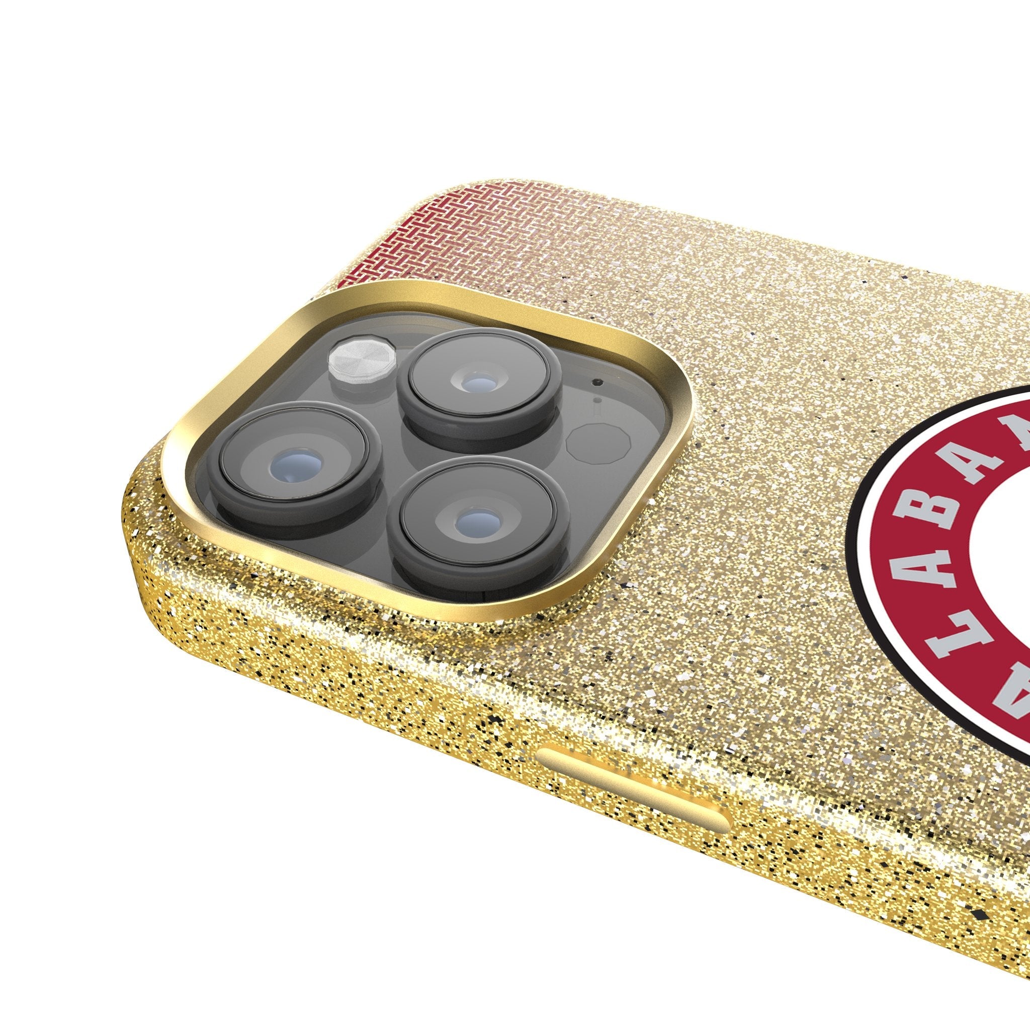 University of Alabama Crimson Tide Linen Bling Phone Case for Apple iPhone 4