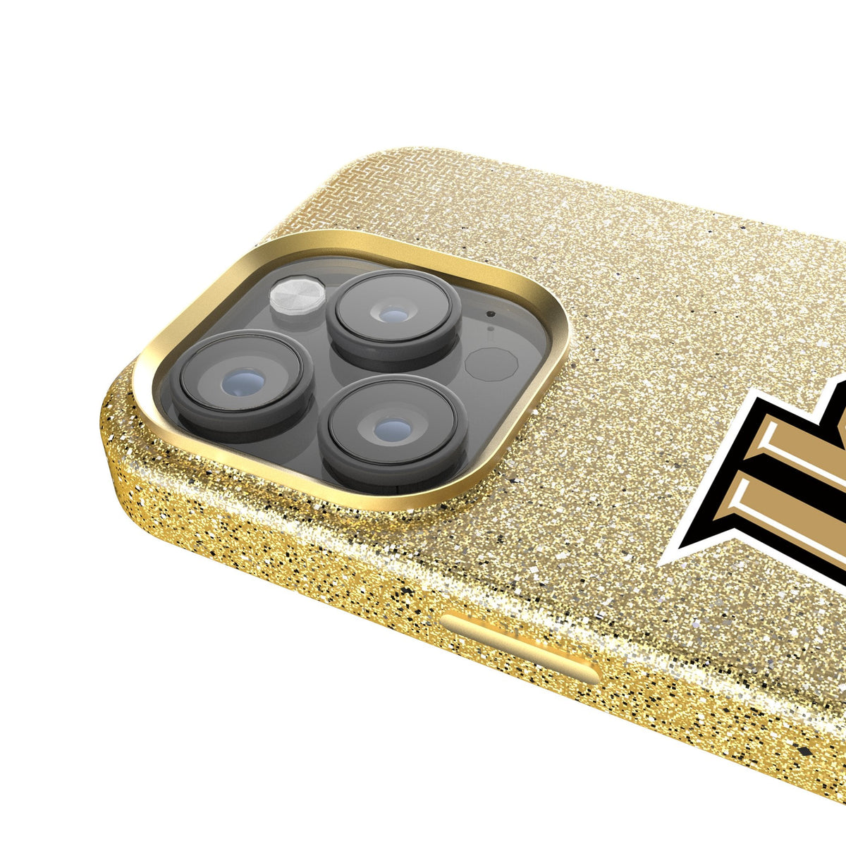 University of Central Florida Golden Knights Linen Bling Phone Case for Apple iPhone 4