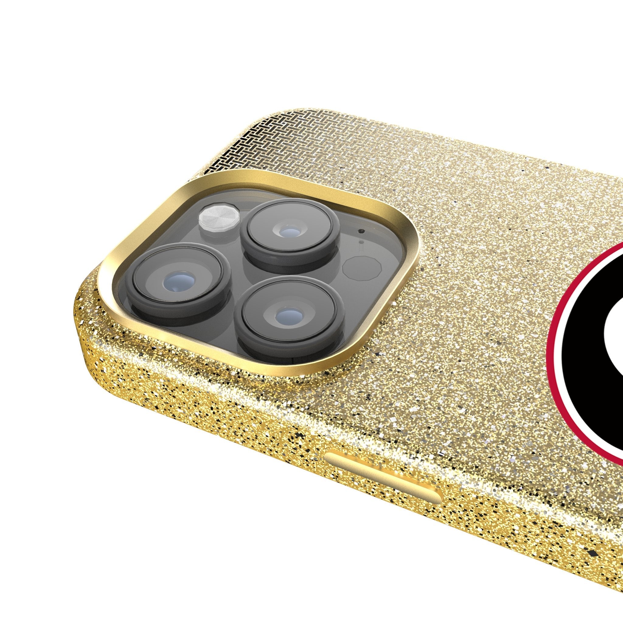 University of Georgia Bulldogs Linen Bling Phone Case for Apple iPhone 4
