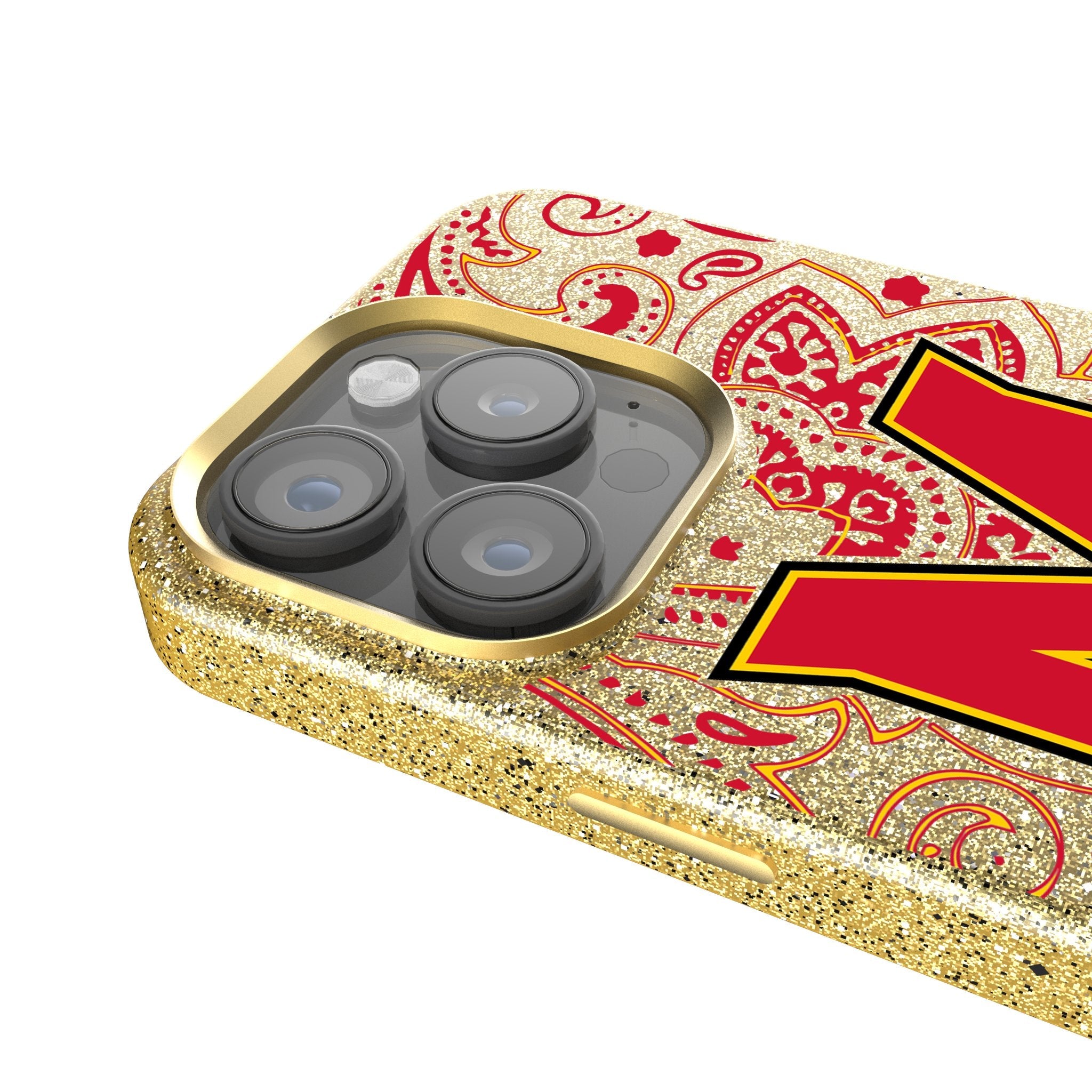 University of Maryland Terrapins Paisley Bling Phone Case 4