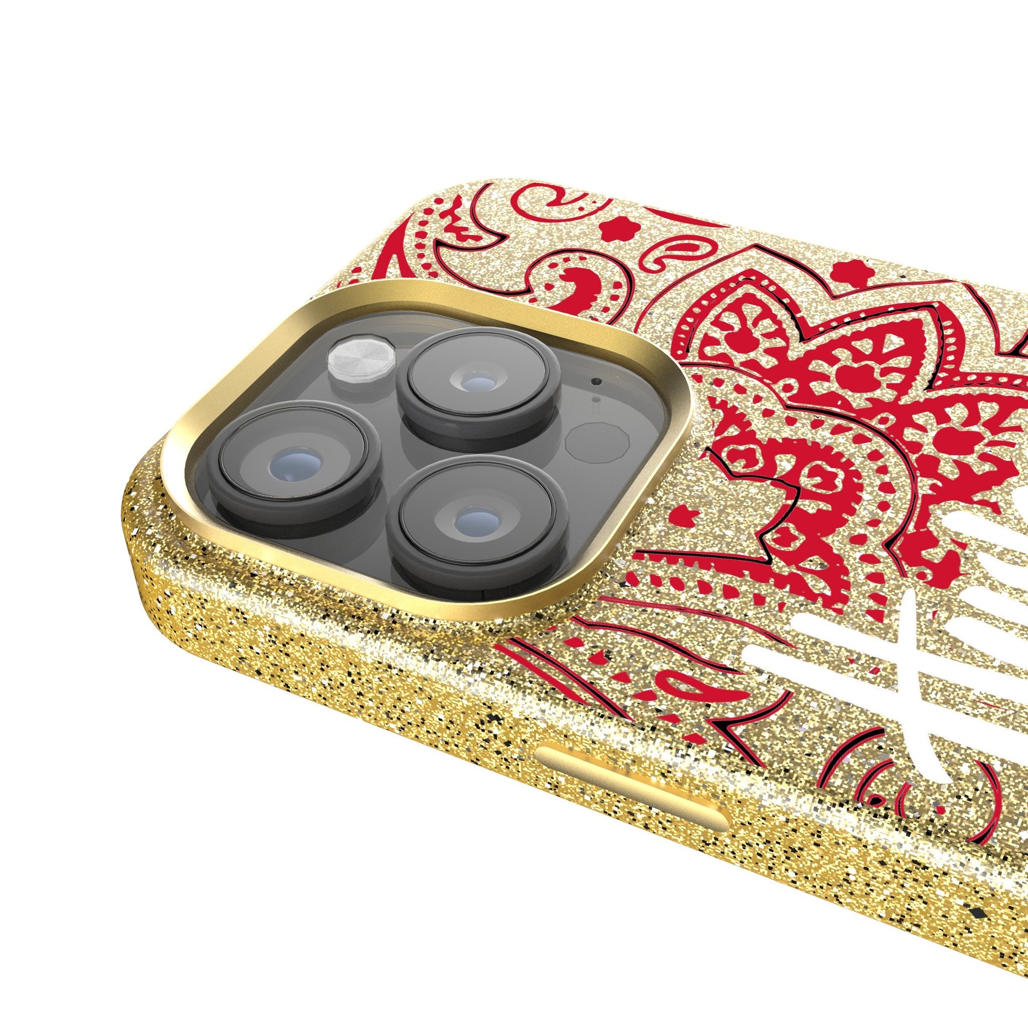 University of Nebraska Huskers Paisley Bling Phone Case 4