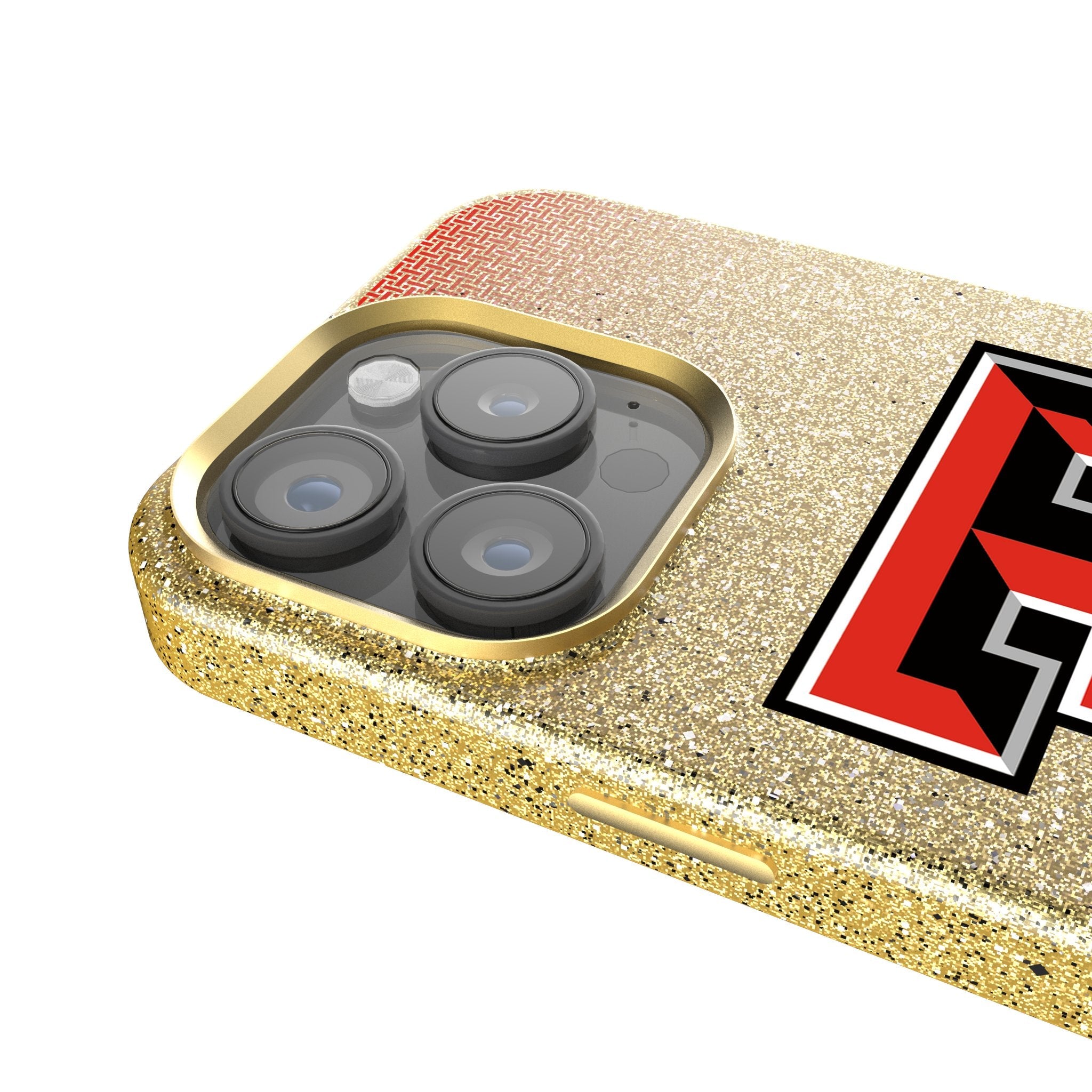 Texas Tech Red Raiders Linen Bling Phone Case for Apple iPhone 4