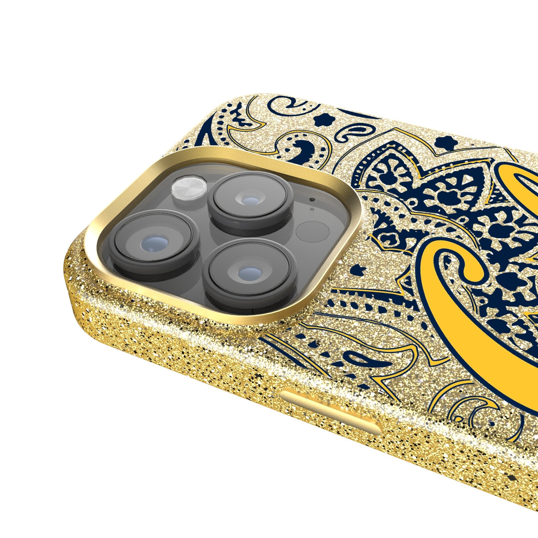 University of California Berkeley Golden Bears Paisley Bling Phone Case 4