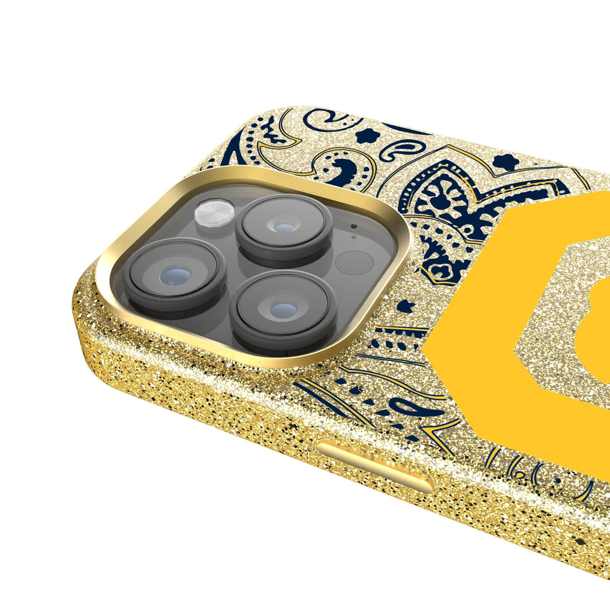 University of California Berkeley Golden Bears Paisley Bling Phone Case 4