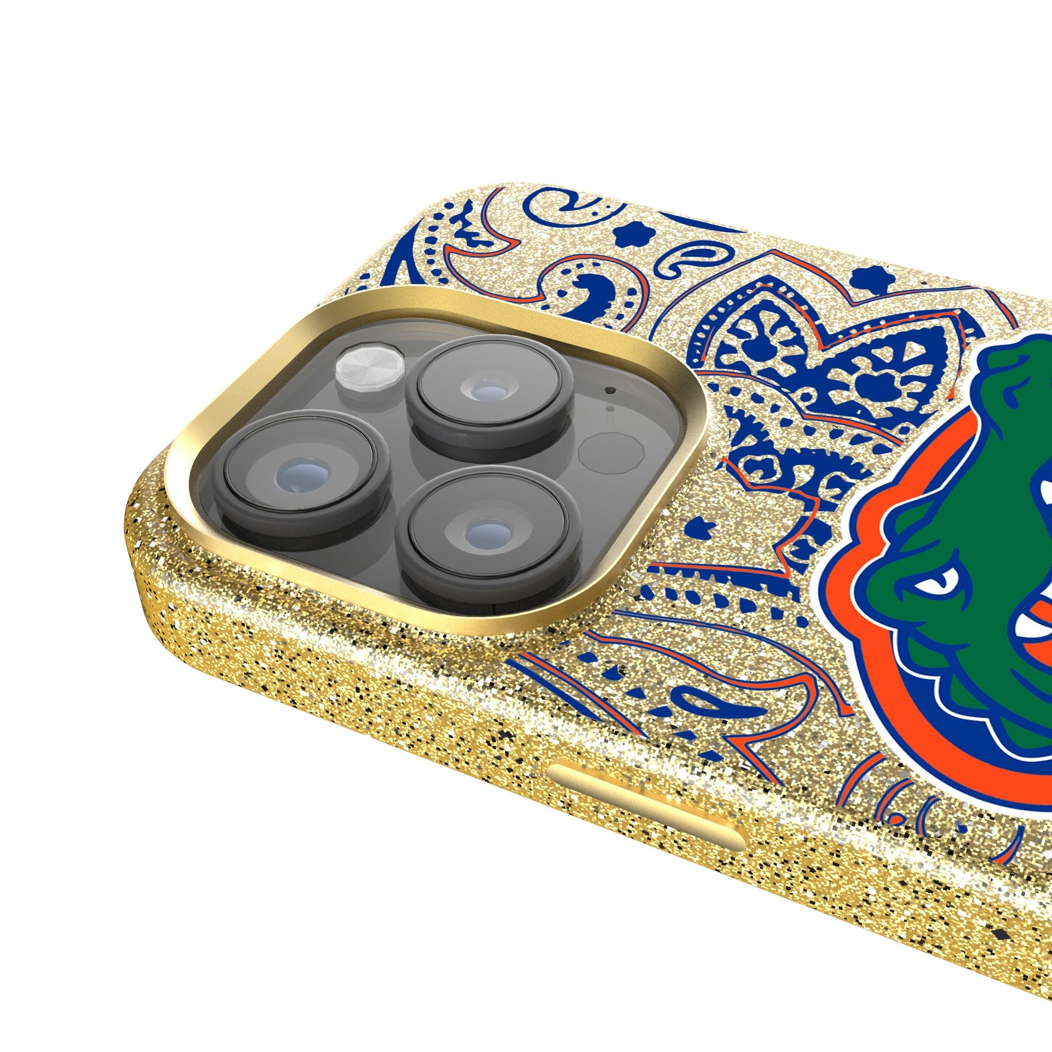 University of Florida Gators Paisley Bling Phone Case 4