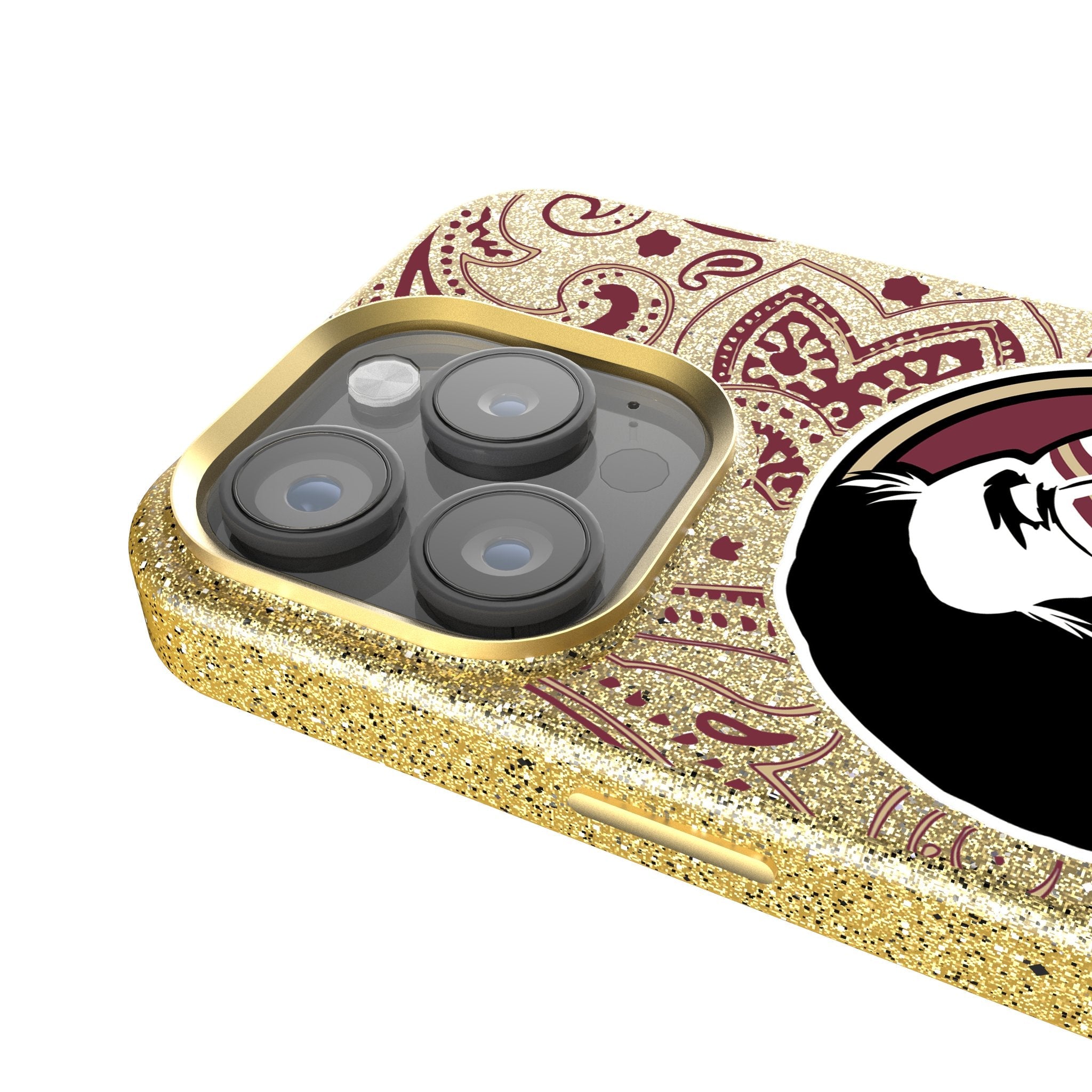 Florida State University Seminoles Paisley Bling Phone Case 4