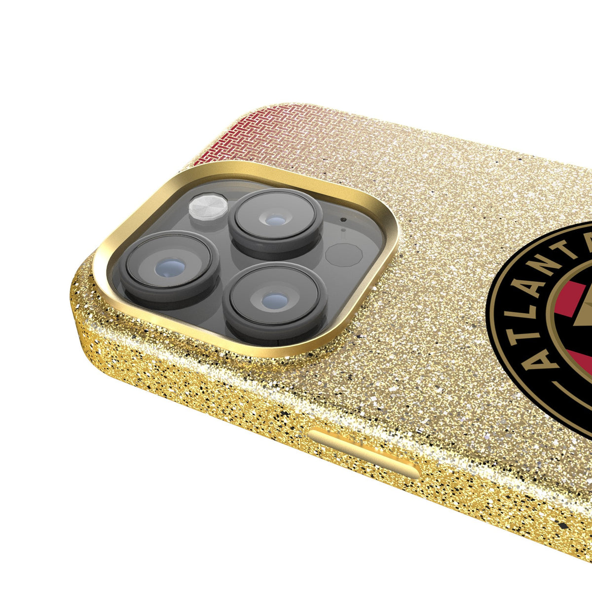 Atlanta United FC Linen Bling Phone Case for Apple iPhone 4