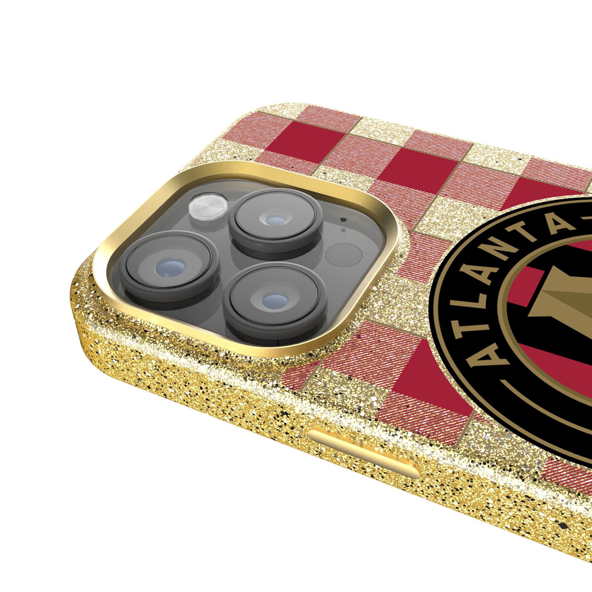 Atlanta United FC  Plaid Bling Phone Case 4